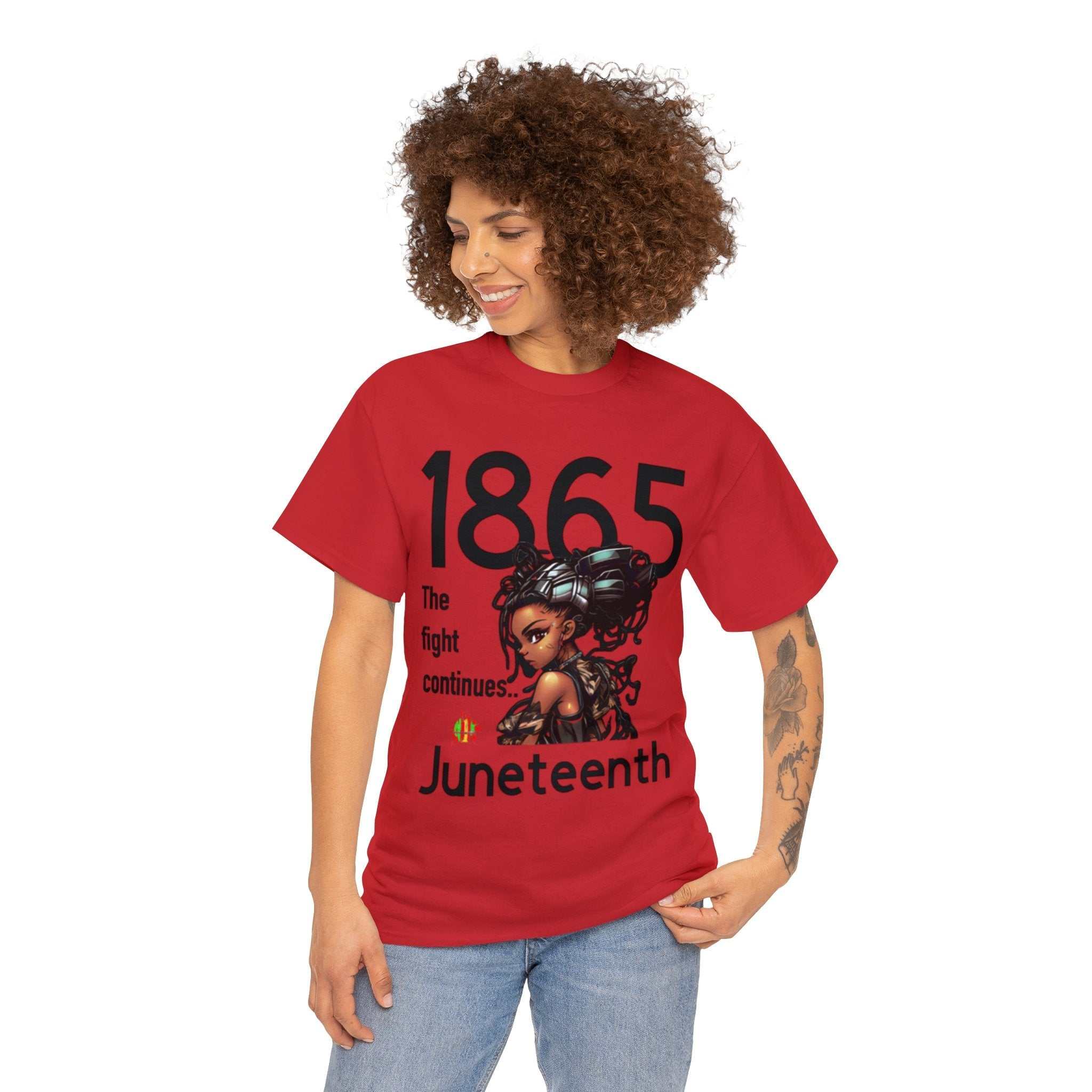 The Fight Continues Tee unisex heavy cotton classic fit t-shirt with tear-away label and smooth print surface