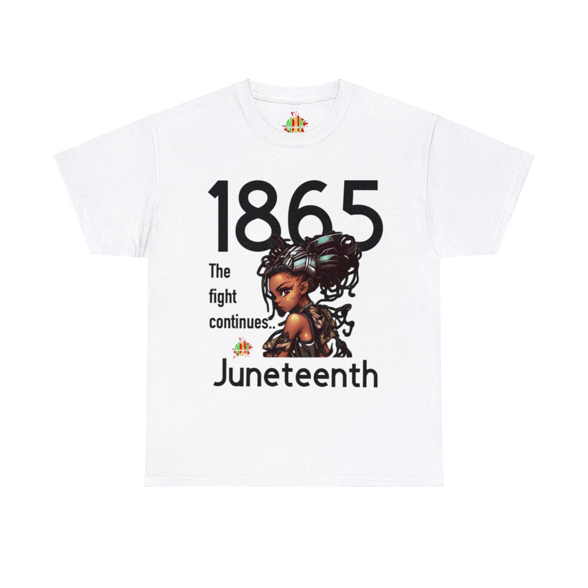 Unisex heavy cotton The Fight Continues Tee with classic fit and tear-away label