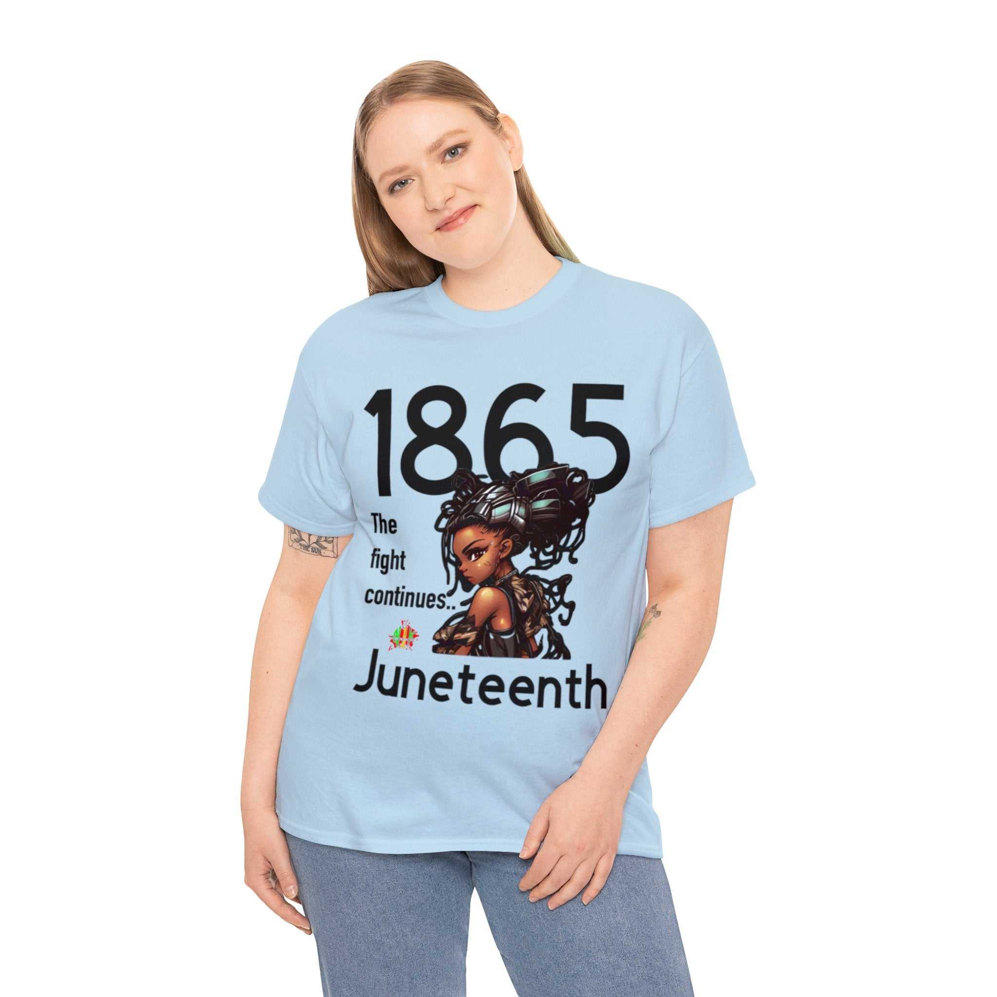 Unisex heavy cotton The Fight Continues Tee with classic fit and premium print quality