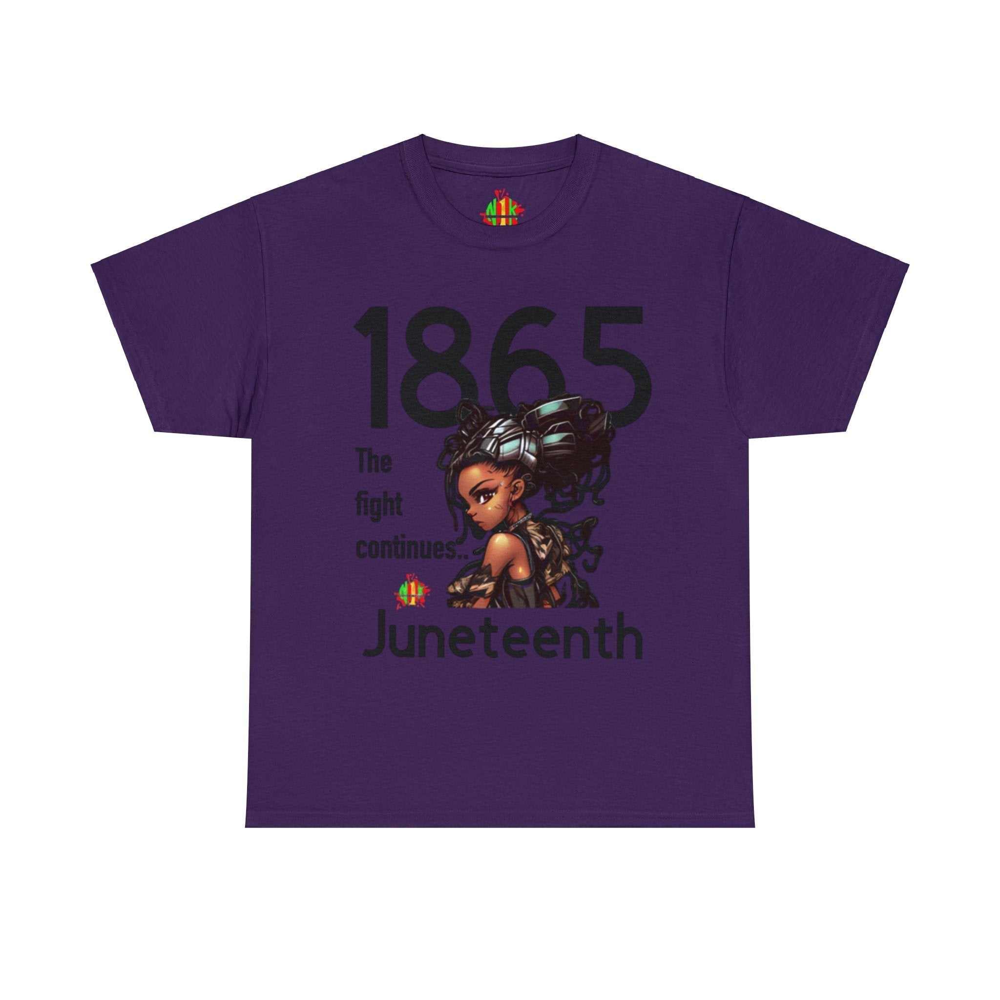 Unisex heavy cotton The Fight Continues Tee with classic fit and tear-away label