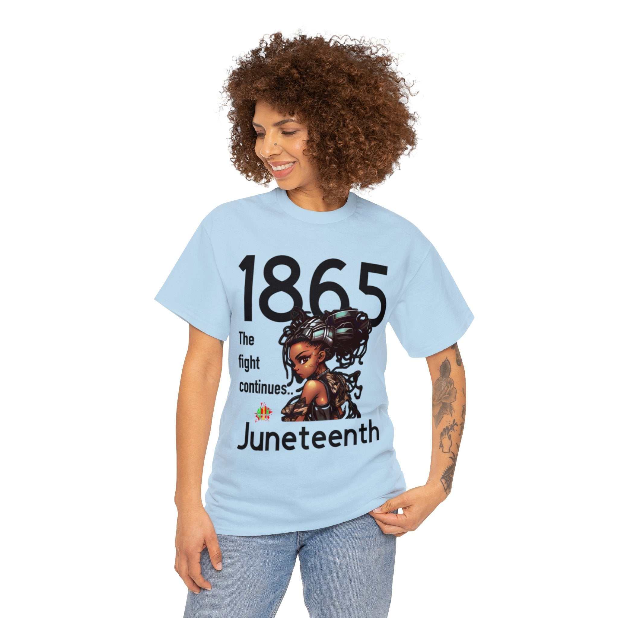The Fight Continues Tee unisex heavy cotton shirt with classic fit and premium print quality