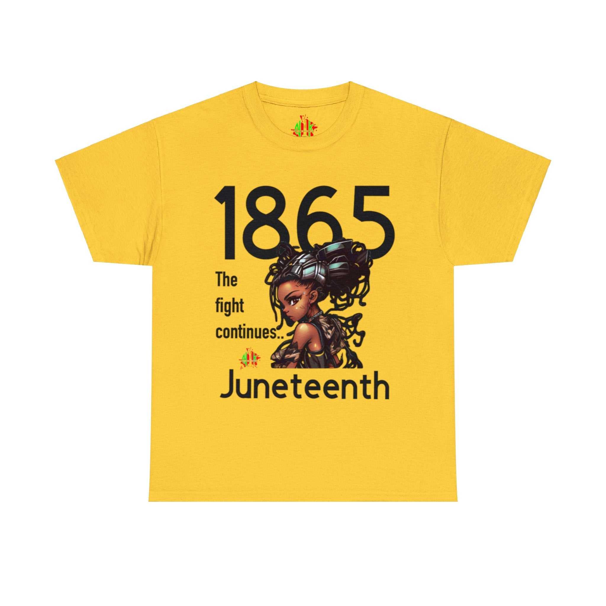 Unisex heavy cotton The Fight Continues Tee with classic fit and premium print surface