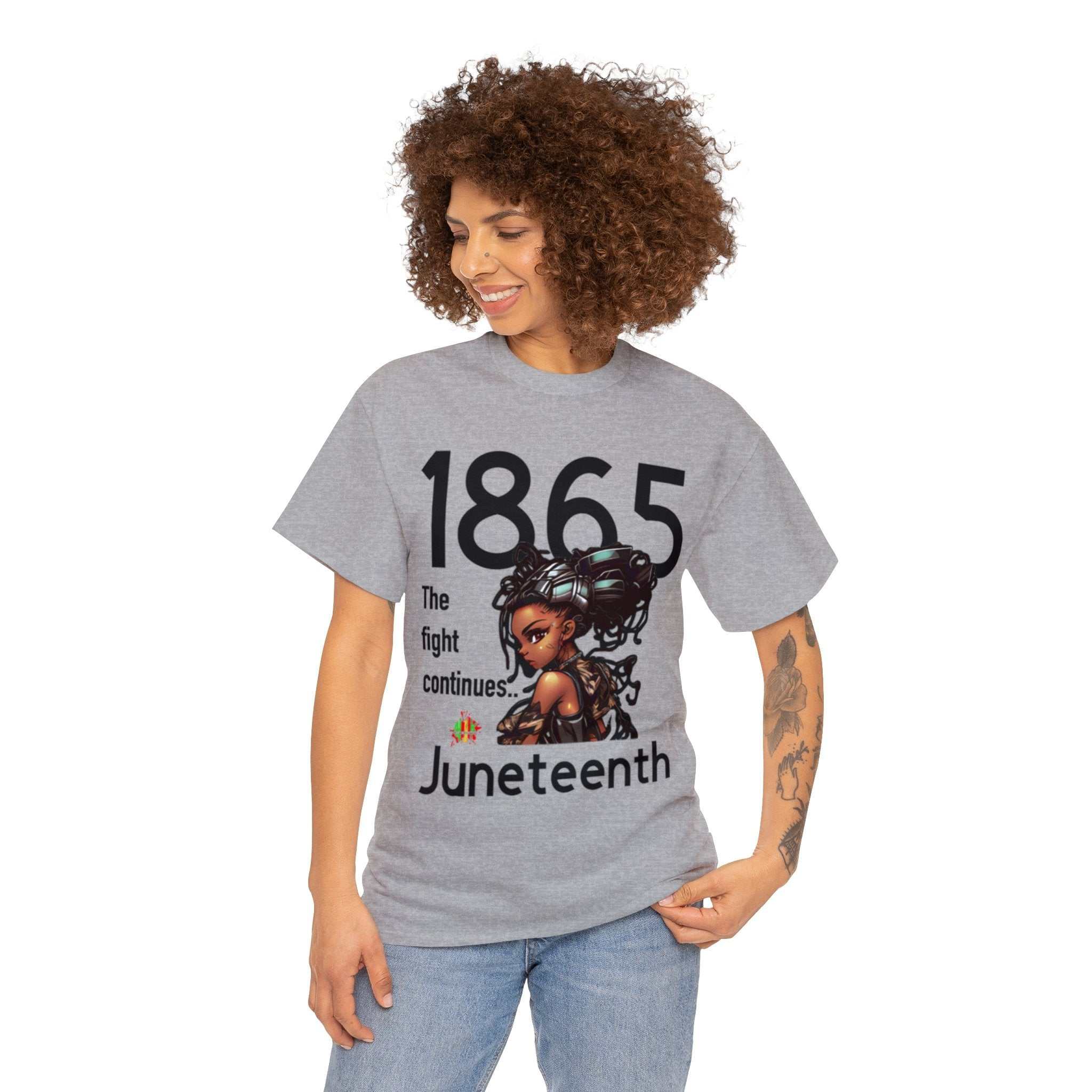 Unisex heavy cotton The Fight Continues Tee with classic fit and premium print quality