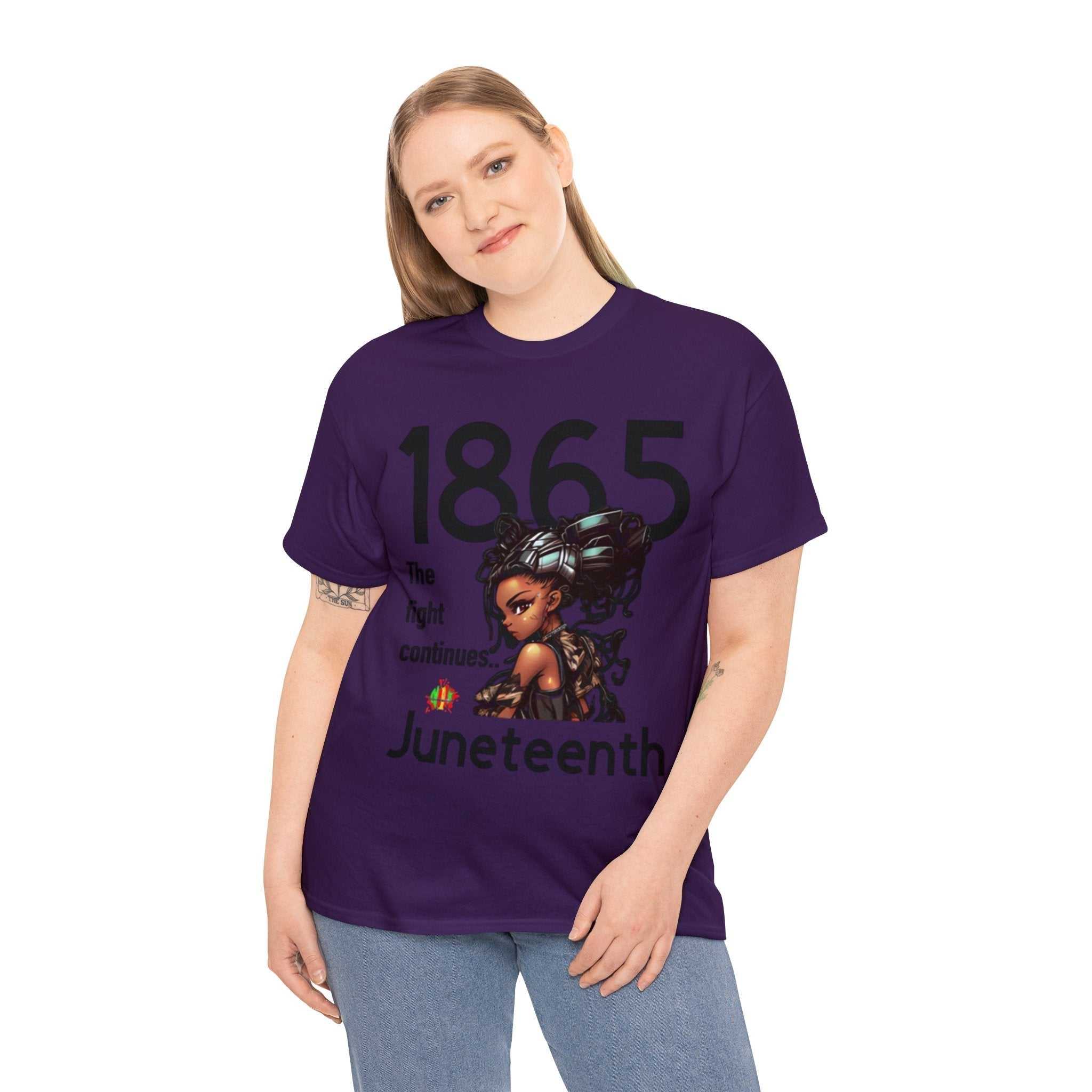 The Fight Continues Tee unisex 100% cotton heavy cotton casual t-shirt with classic fit and tear-away label