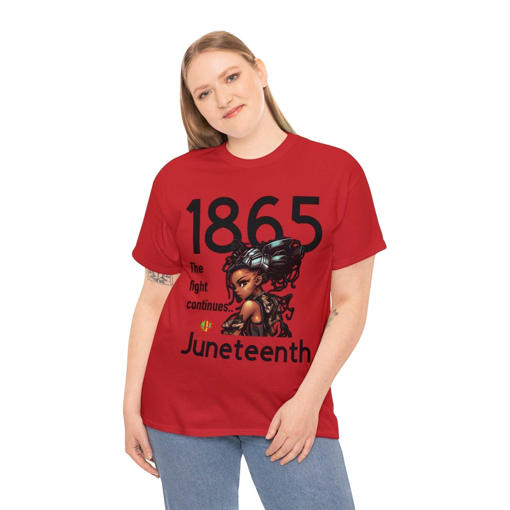 Unisex heavy cotton The Fight Continues Tee with classic fit and premium print quality