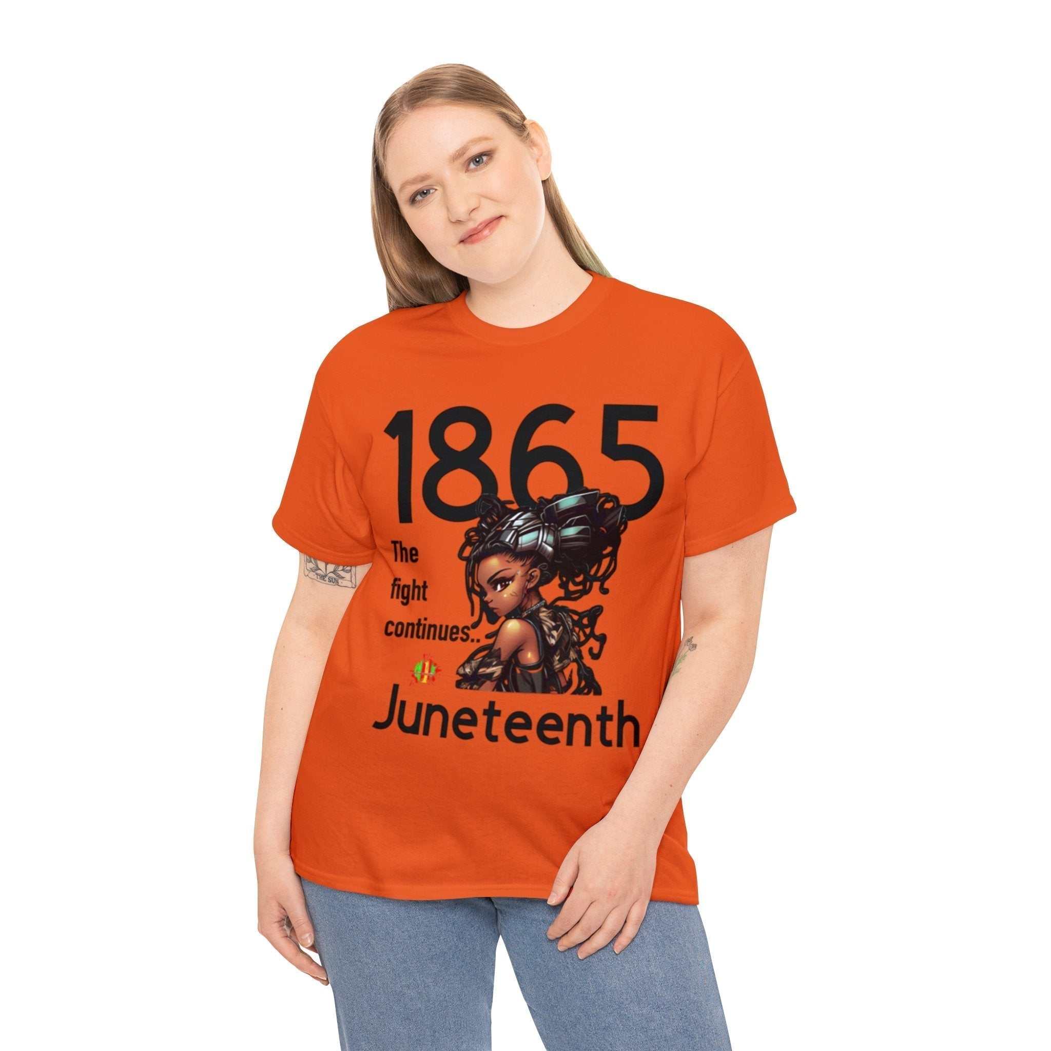 Unisex heavy cotton The Fight Continues Tee with classic fit and premium print quality