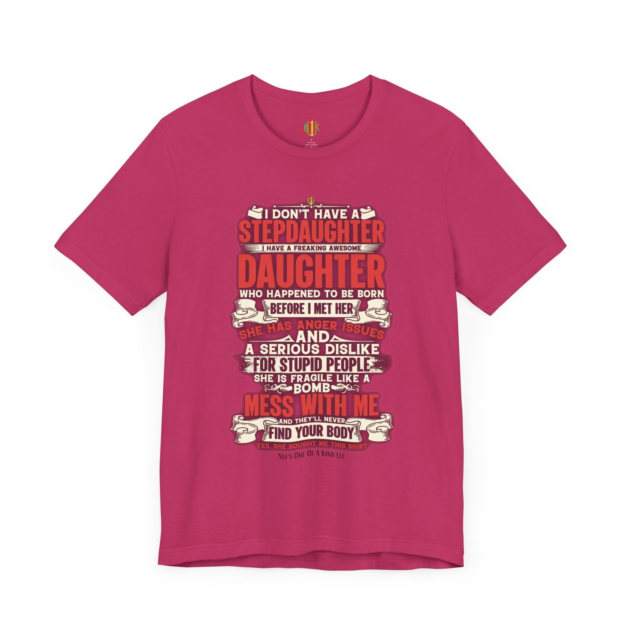 The love of a stepdaughter from a Stepfather Short Sleeve TeeT-ShirtStepfather Short Sleeve Tee