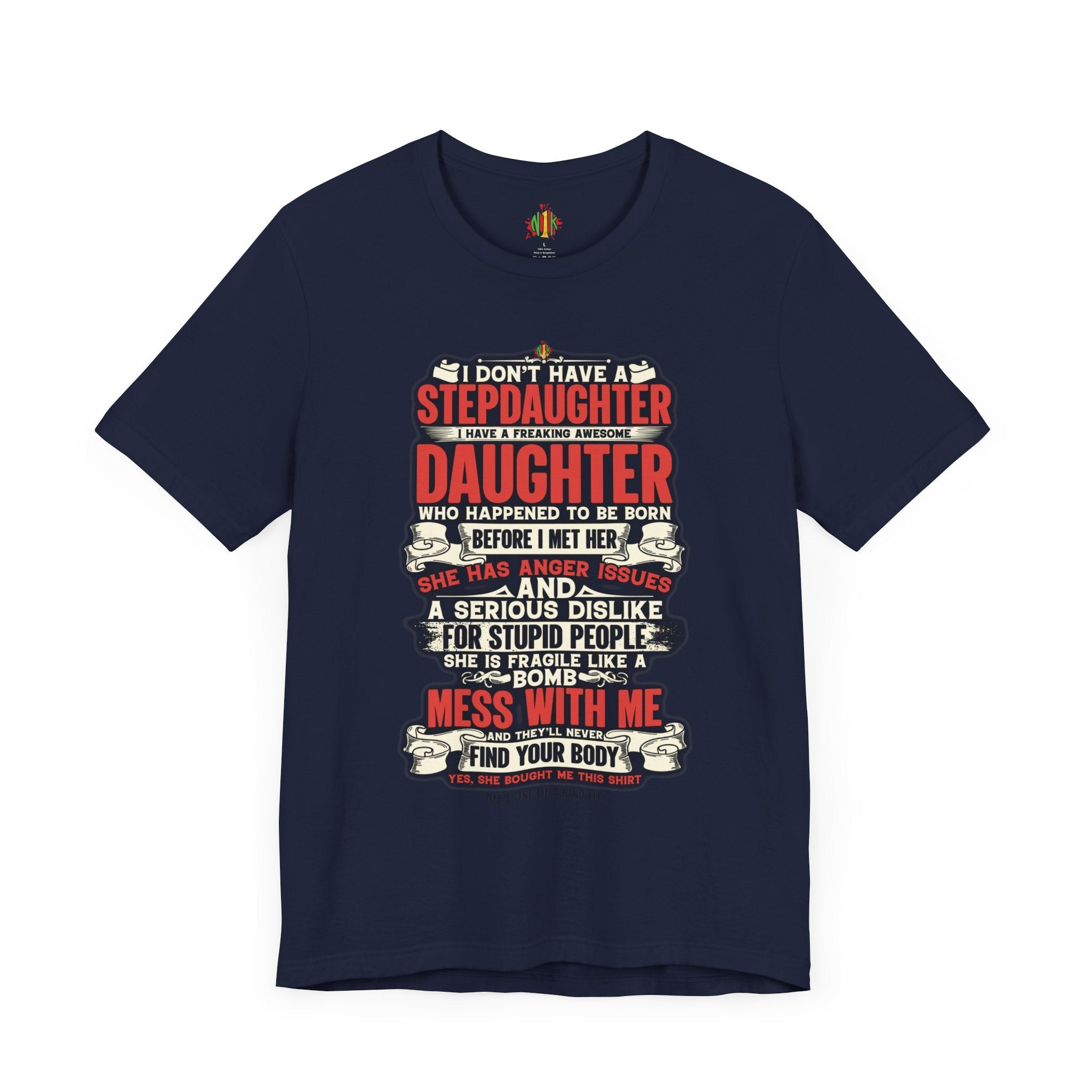 The love of a stepdaughter from a Stepfather Short Sleeve TeeT-ShirtStepfather Short Sleeve Tee
