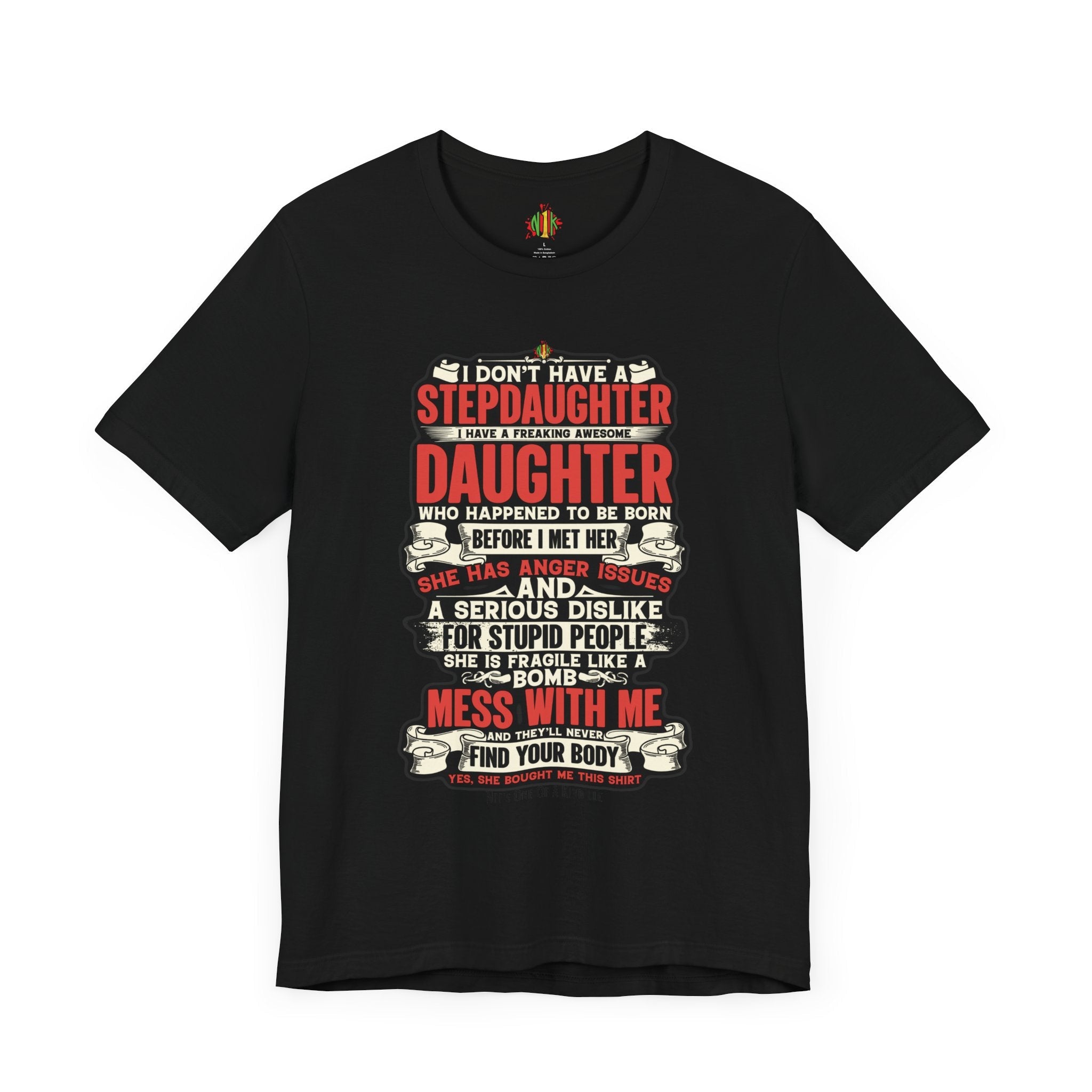 The love of a stepdaughter from a Stepfather Short Sleeve TeeT-ShirtStepfather Short Sleeve Tee