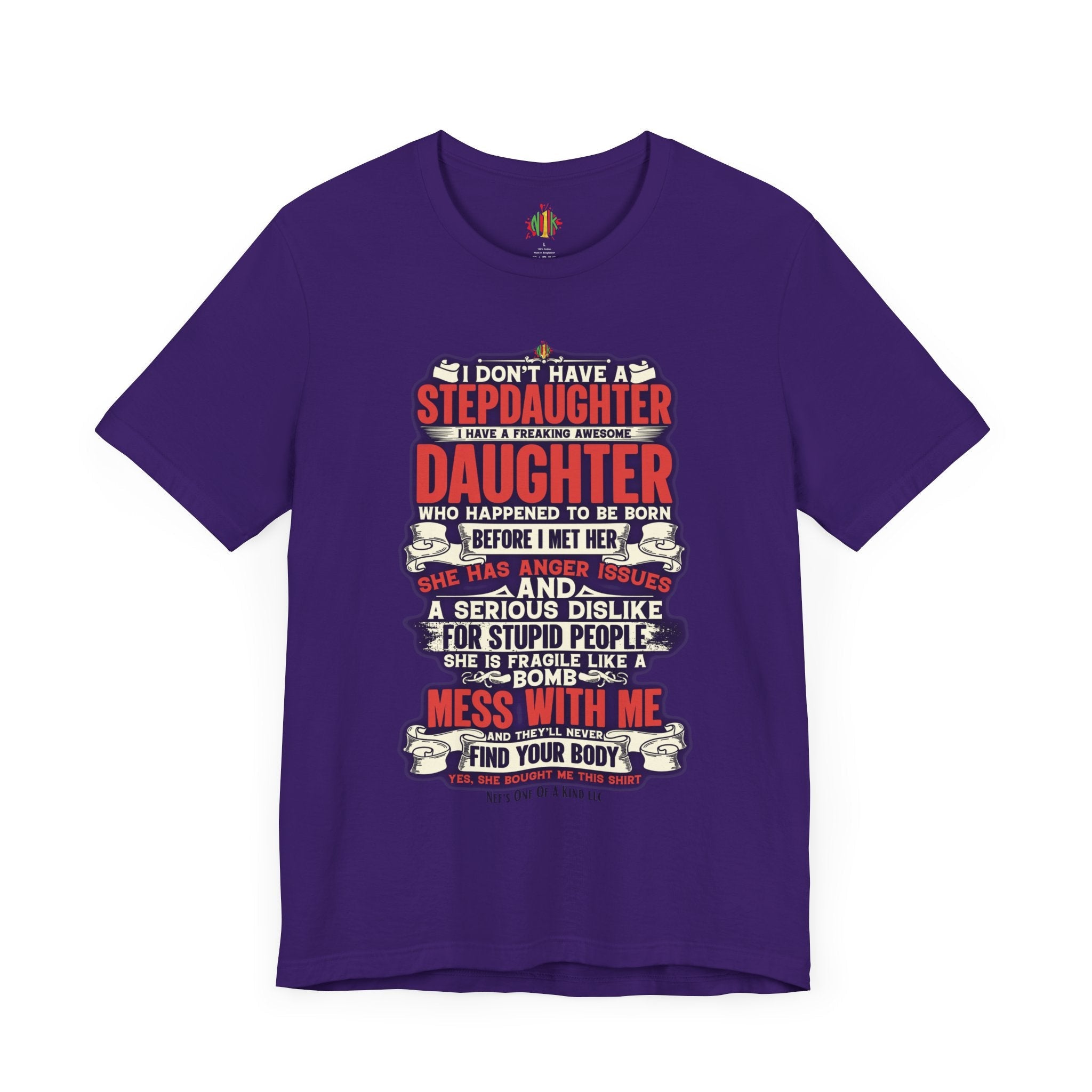 The love of a stepdaughter from a Stepfather Short Sleeve TeeT-ShirtStepfather Short Sleeve Tee