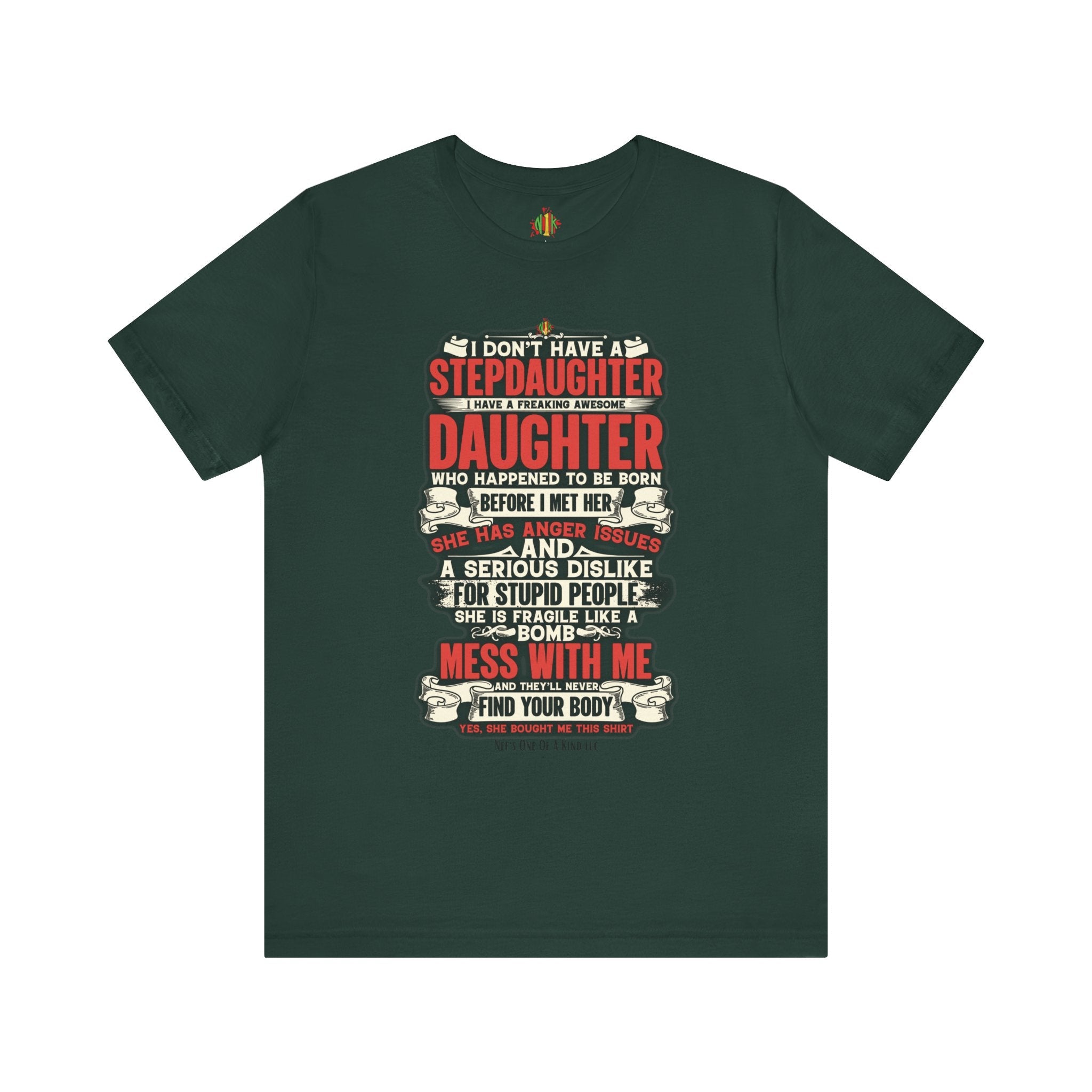 The love of a stepdaughter from a Stepfather Short Sleeve TeeT-ShirtStepfather Short Sleeve Tee