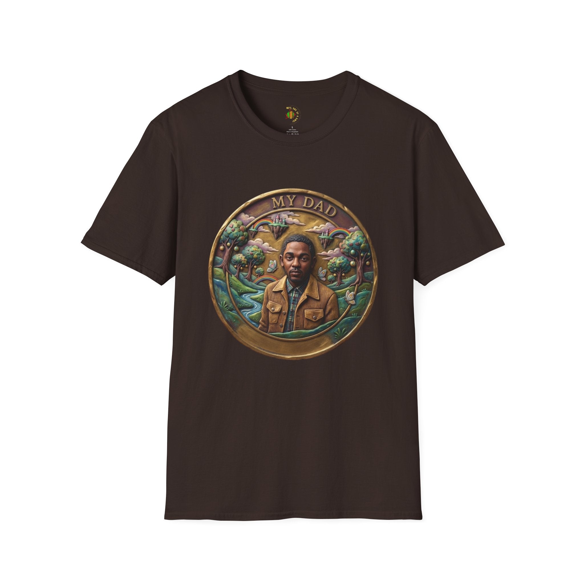 Todd Another Customized My Dad Portrait Coin Tee Graphic T-Shirt