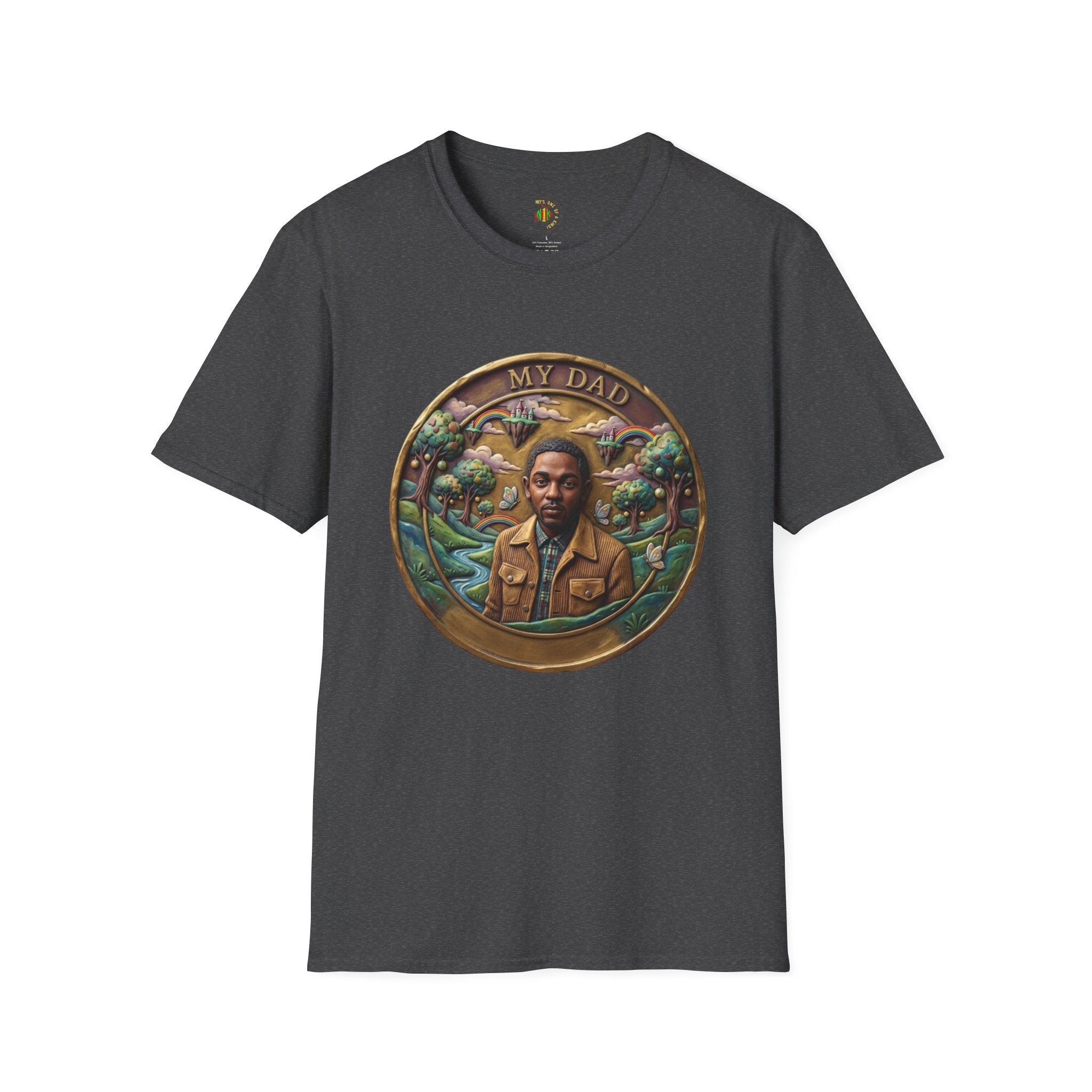 Todd Another Customized My Dad Portrait Coin Tee Graphic T-Shirt