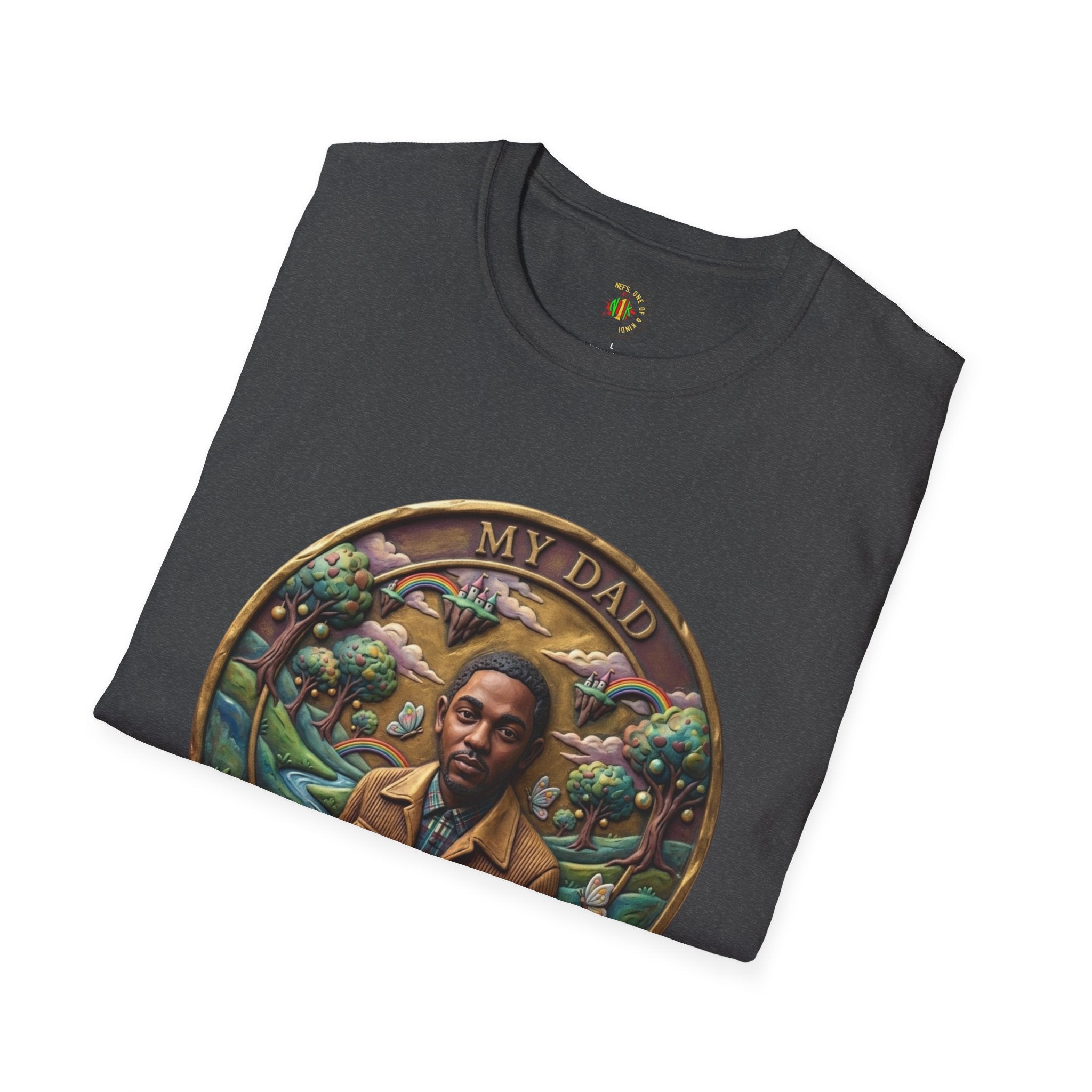 Todd Another Customized My Dad Portrait Coin Tee Graphic T-Shirt