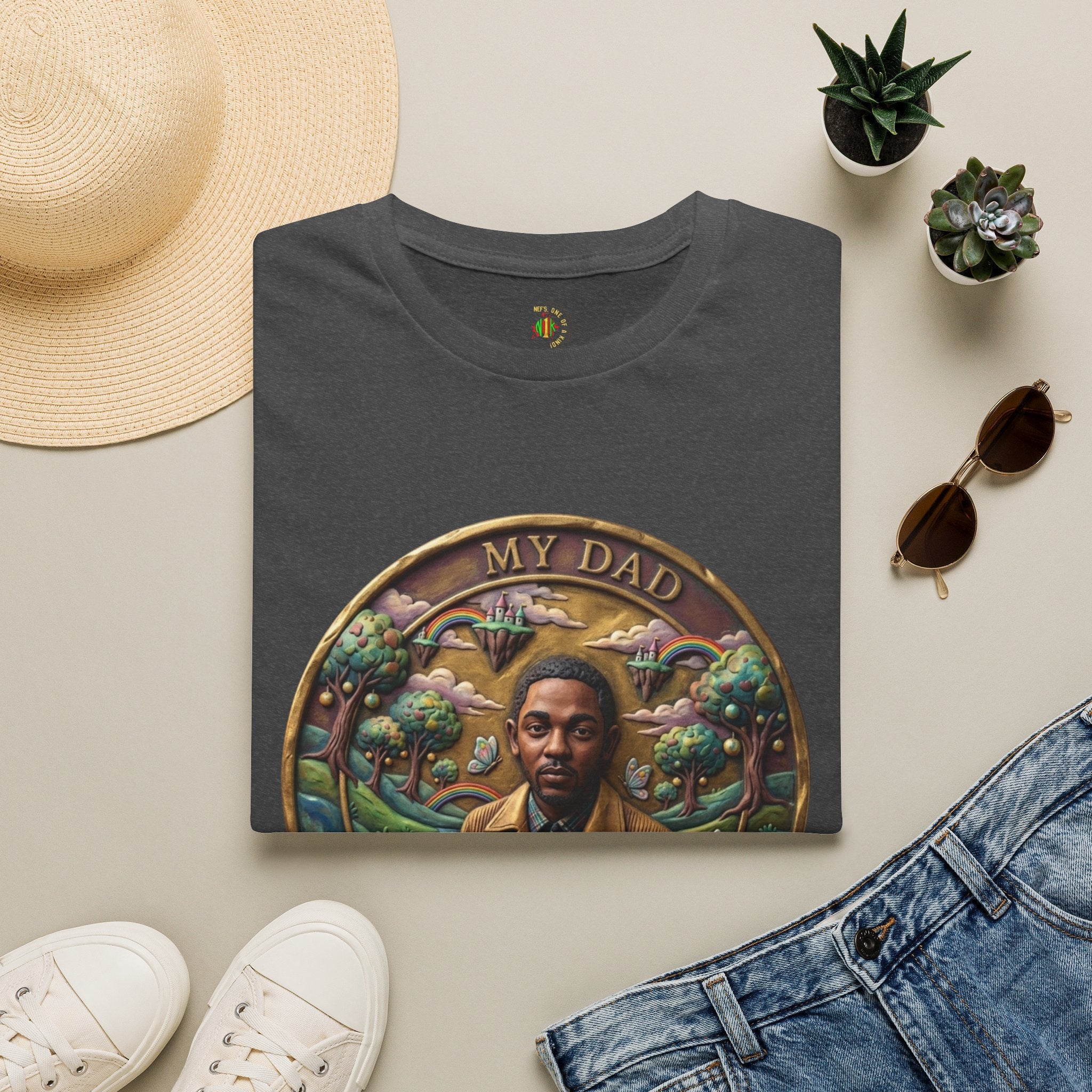 Todd Another Customized My Dad Portrait Coin Tee Graphic T-Shirt