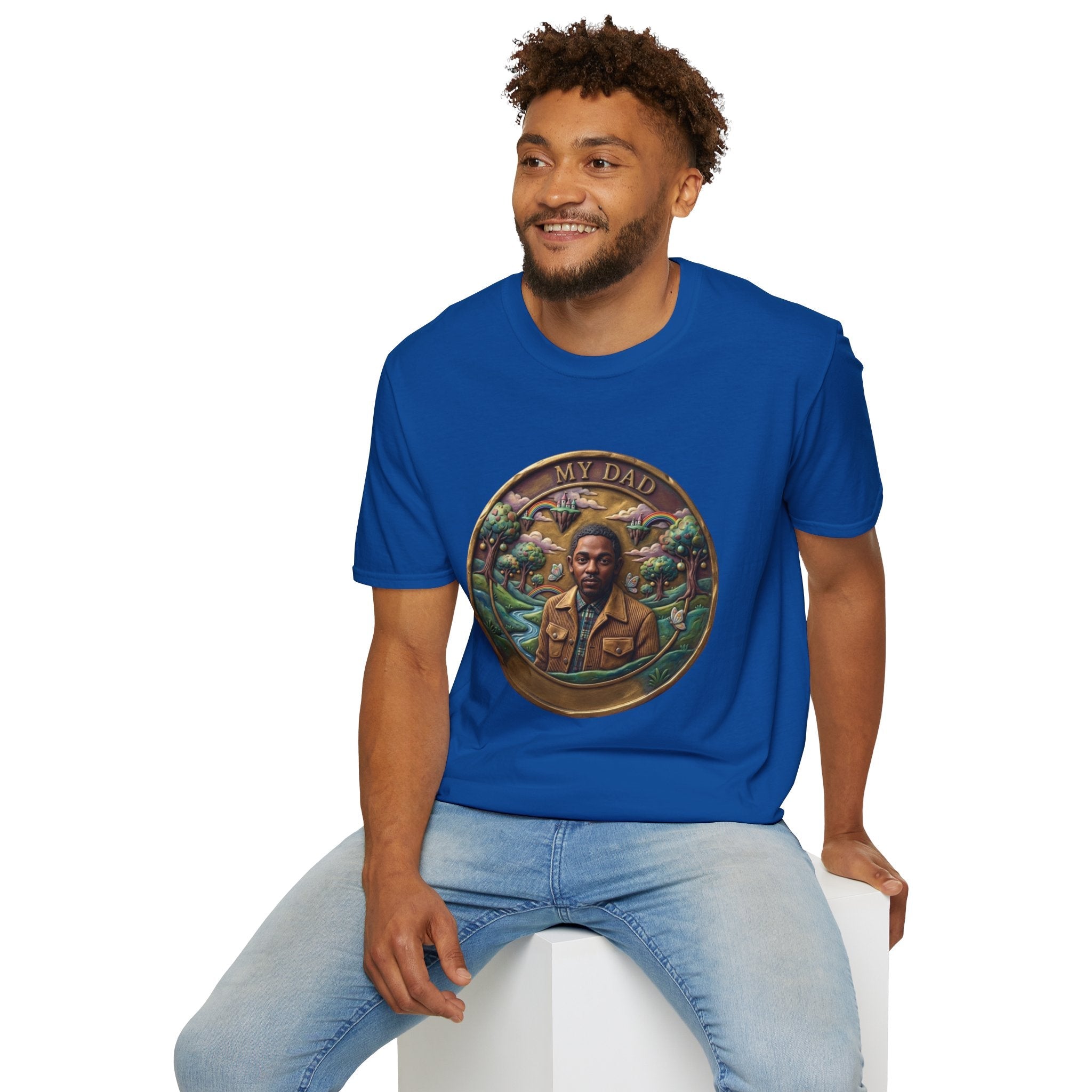 Todd Another Customized My Dad Portrait Coin Tee Graphic T-Shirt