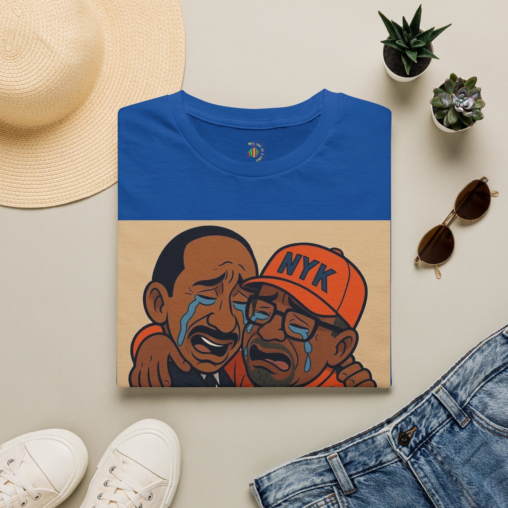 Todd Another Customized Smile Crying Portrait Tee Graphic T-Shirt