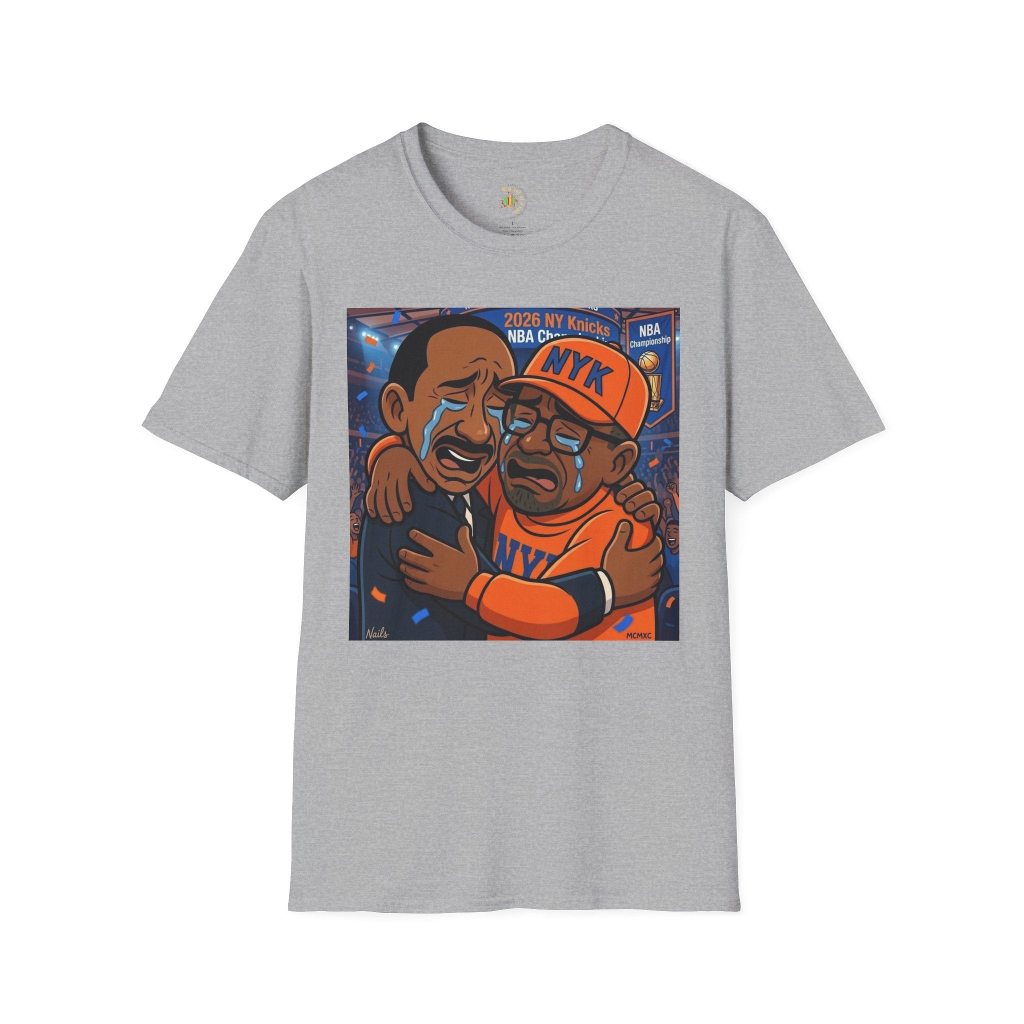 Todd Maglietta grafica con ritratto personalizzato "Another Customized Smile Crying"