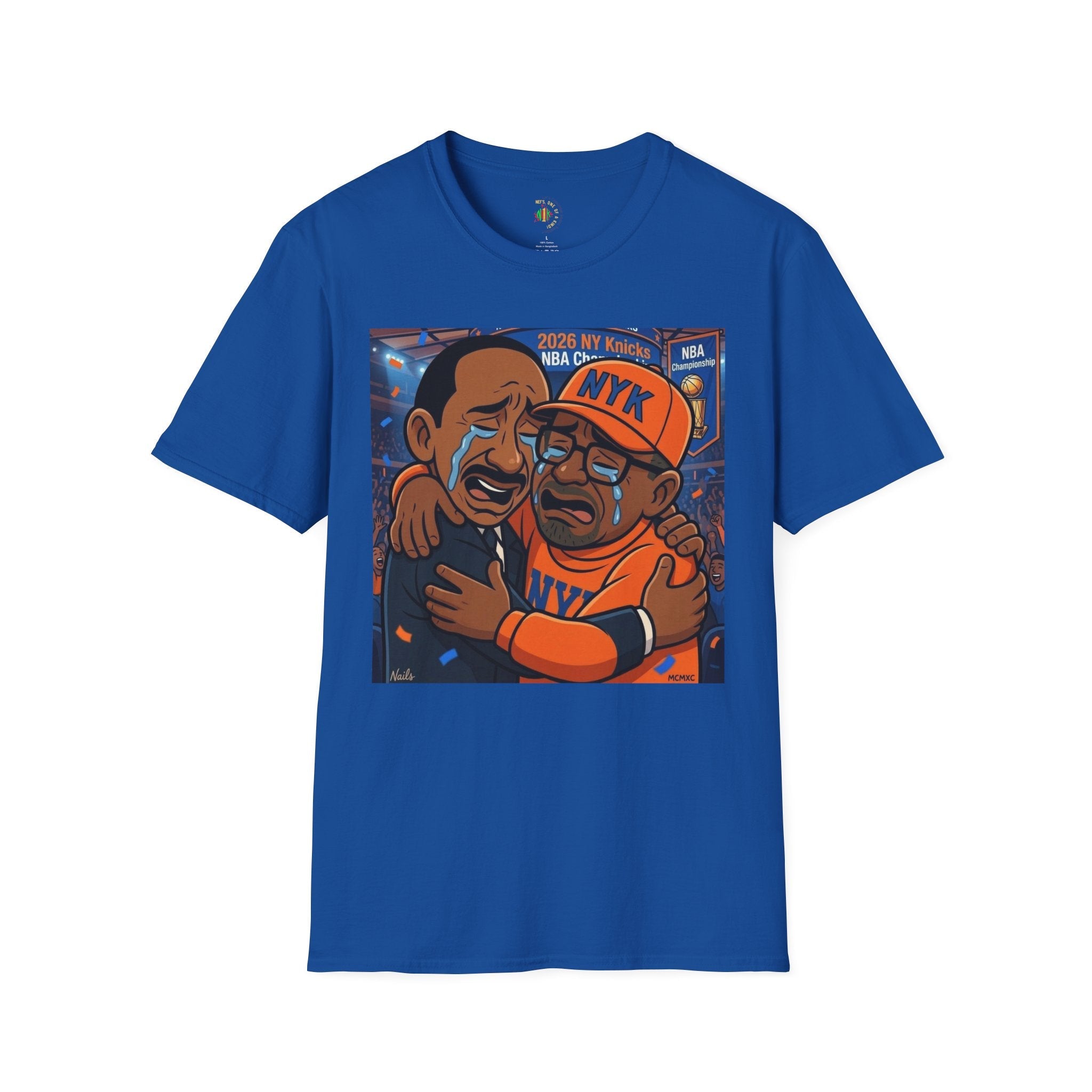 Todd Maglietta grafica con ritratto personalizzato "Another Customized Smile Crying"