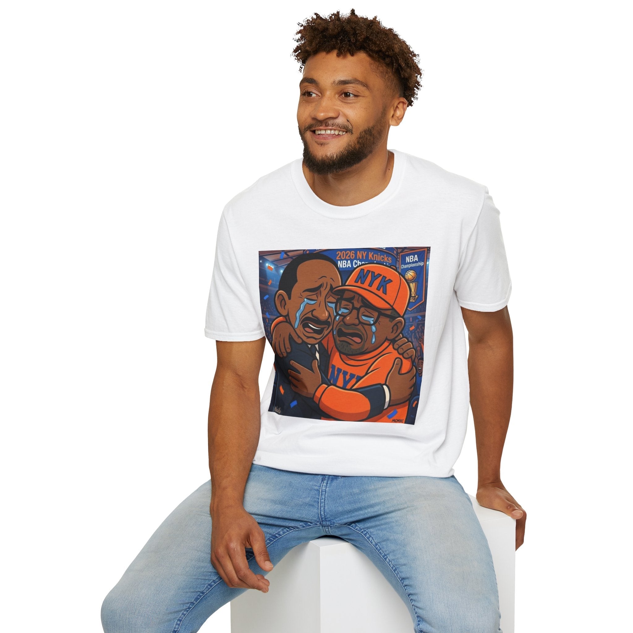Todd Maglietta grafica con ritratto personalizzato "Another Customized Smile Crying"
