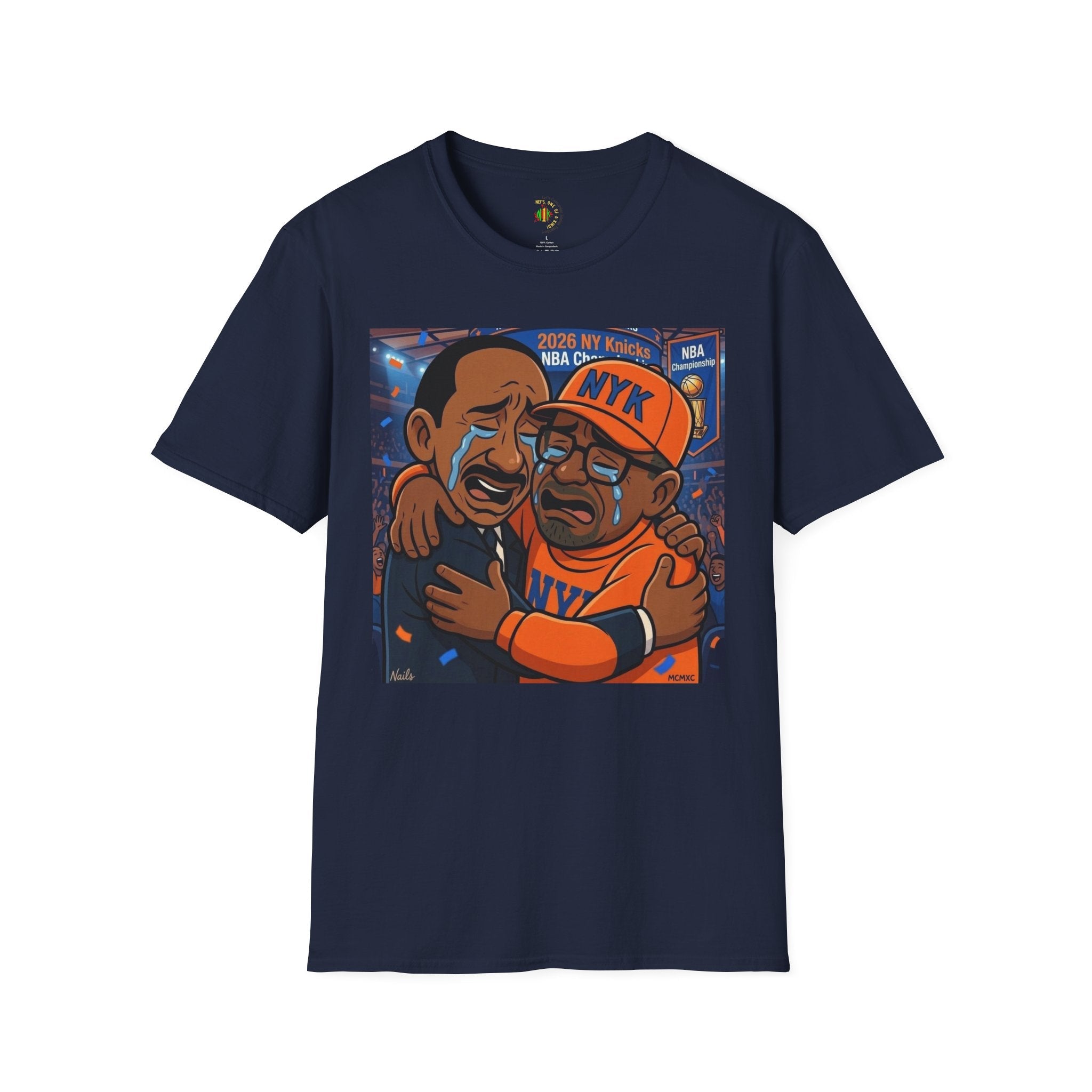 Todd Maglietta grafica con ritratto personalizzato "Another Customized Smile Crying"