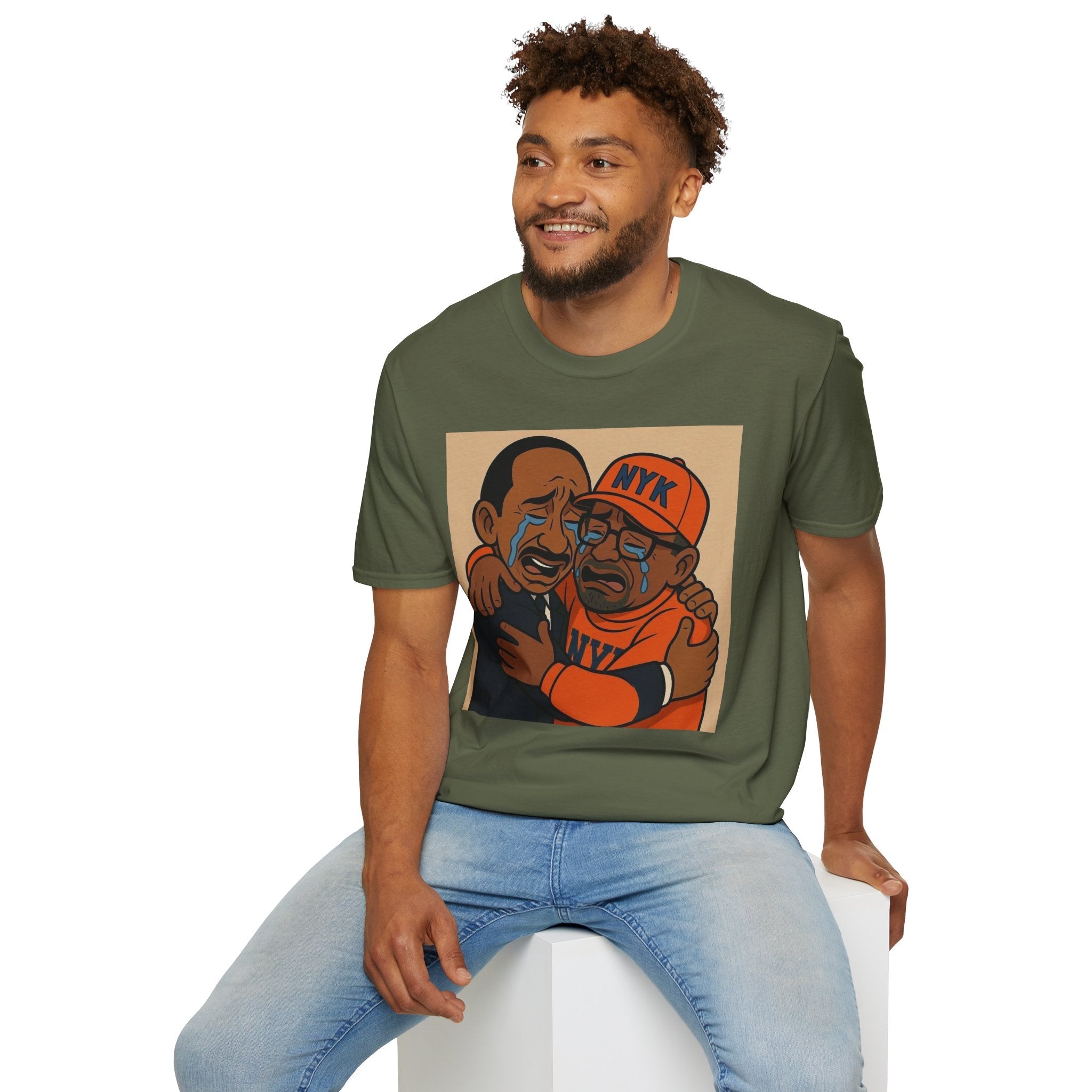 Todd Another Customized Smile Crying Portrait Tee Graphic T-Shirt