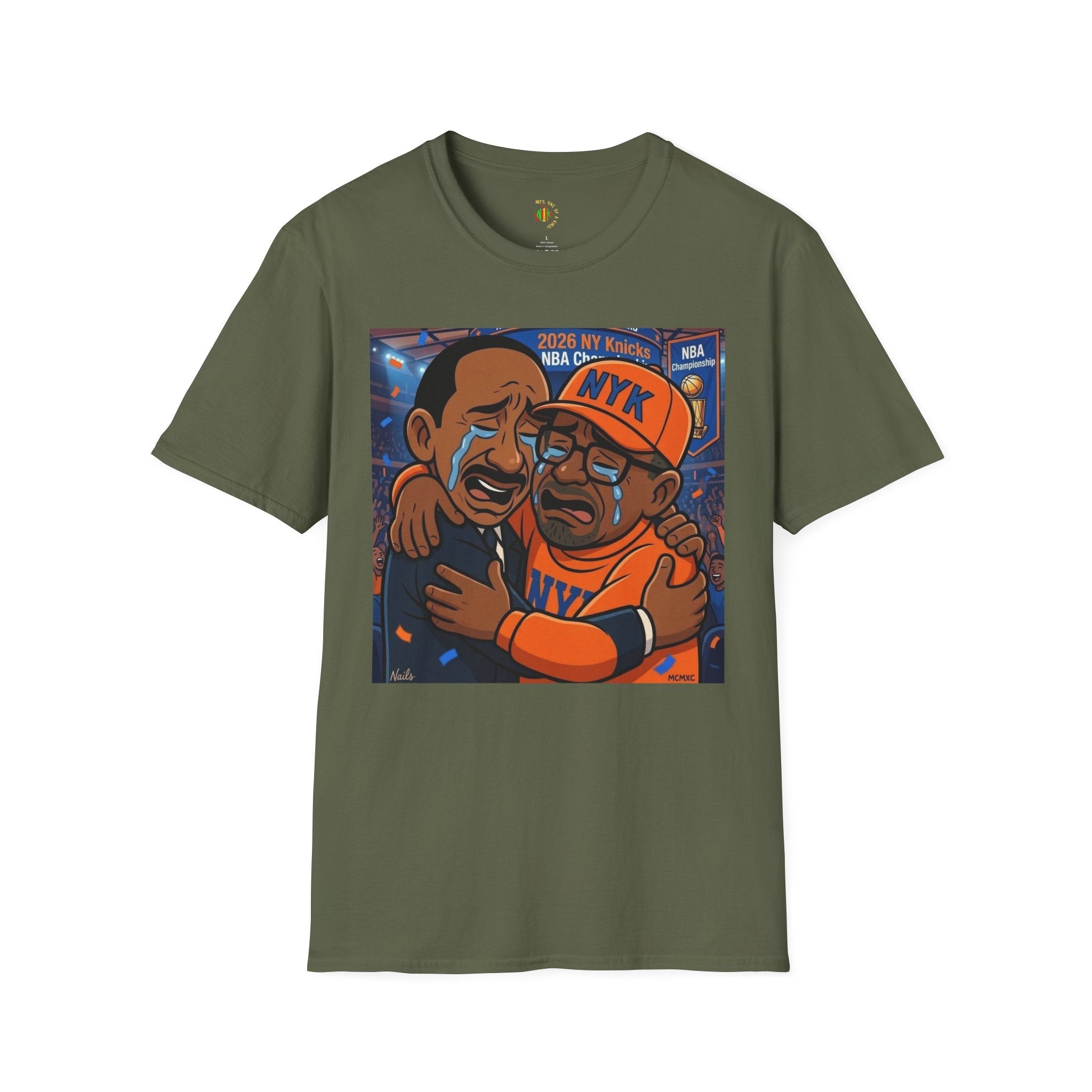 Todd Maglietta grafica con ritratto personalizzato "Another Customized Smile Crying"