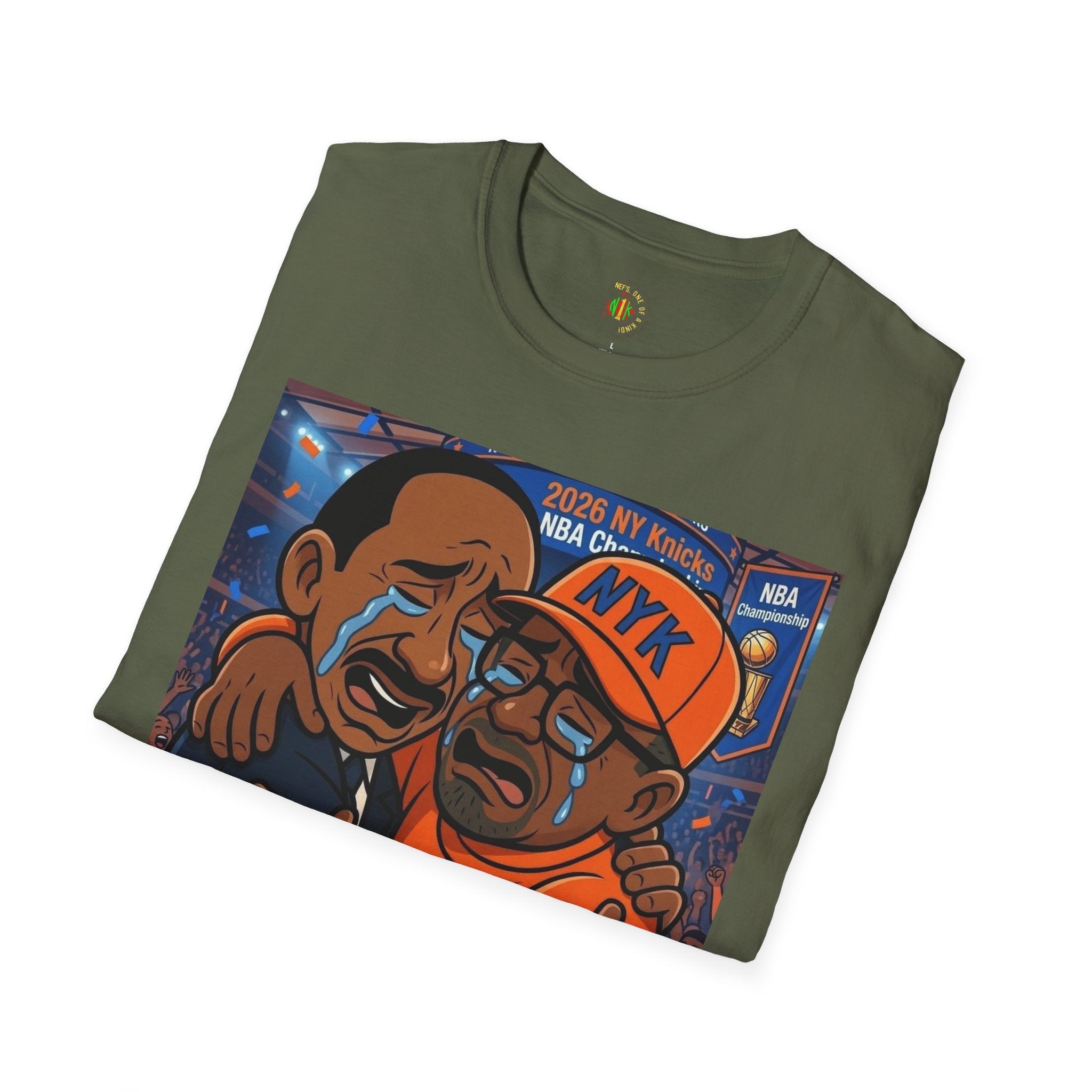 Todd Maglietta grafica con ritratto personalizzato "Another Customized Smile Crying"