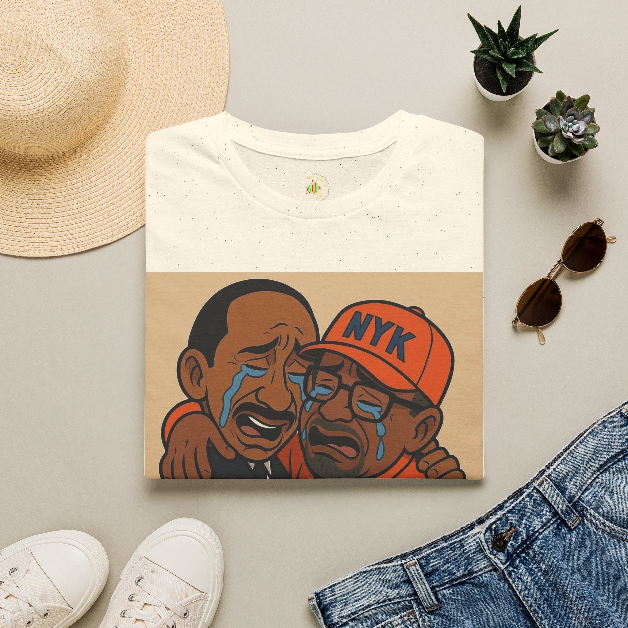 Todd Another Customized Smile Crying Portrait Tee Graphic T-Shirt