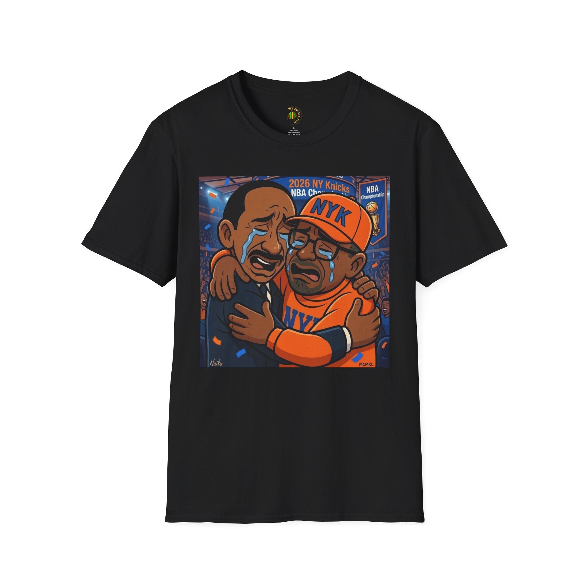Todd Maglietta grafica con ritratto personalizzato "Another Customized Smile Crying"