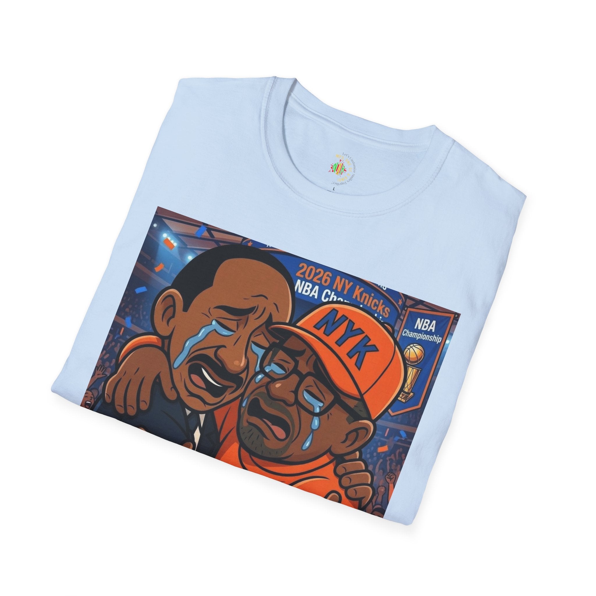 Todd Maglietta grafica con ritratto personalizzato "Another Customized Smile Crying"