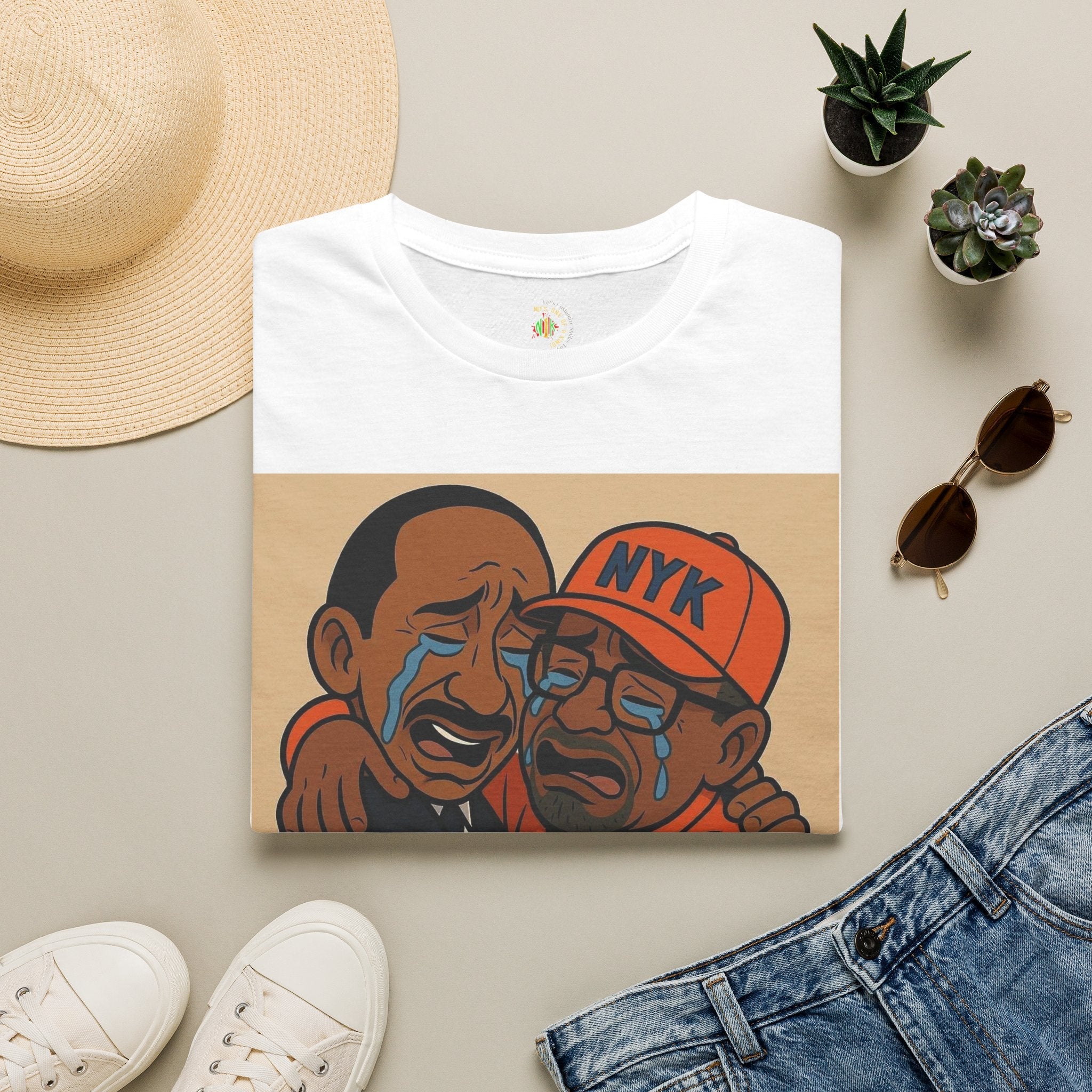 Todd Another Customized Smile Crying Portrait Tee Graphic T-Shirt