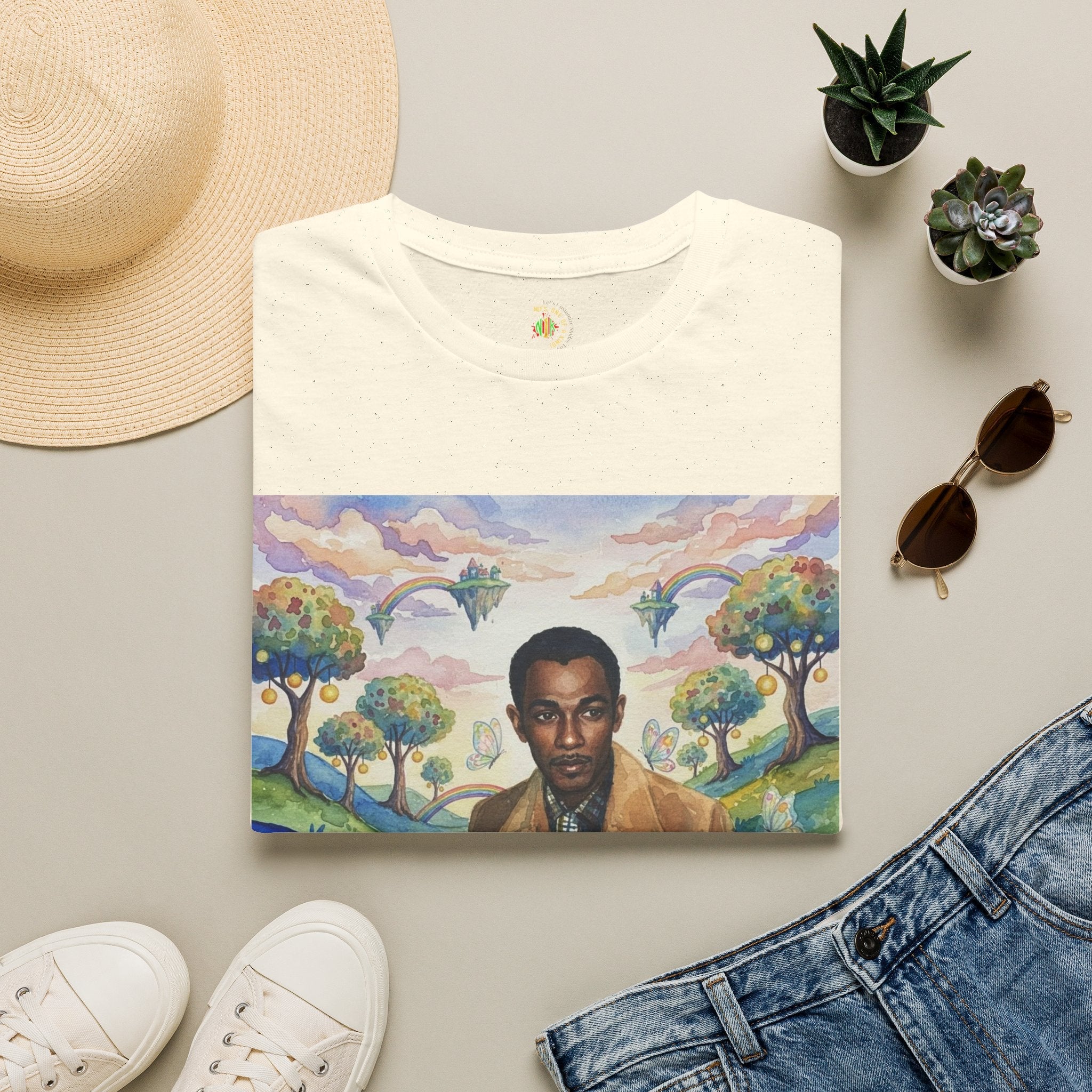 Todd Another Customized Smile Portrait Tee Graphic T-Shirt
