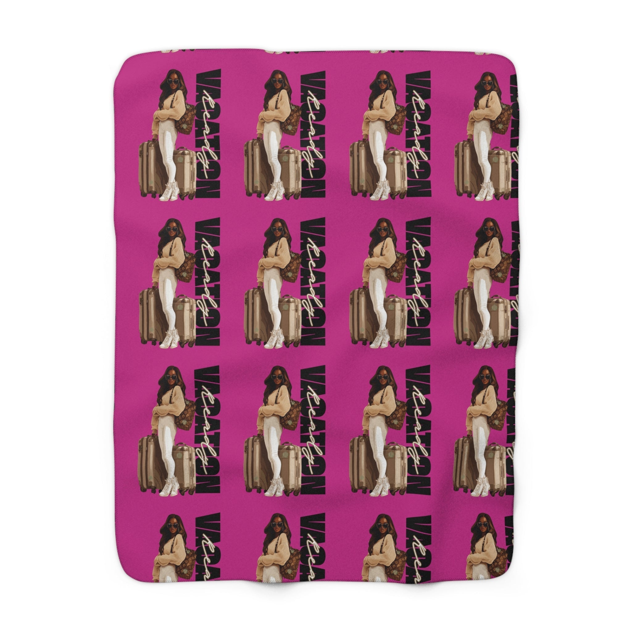 Vacation Ready Sherpa Fleece Blanket