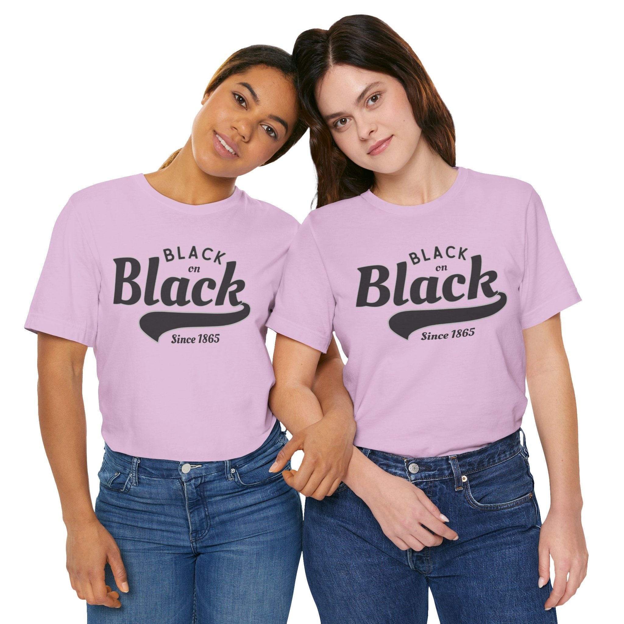 Vintage Style Unisex Jersey Tee - Black Since 1865, Retro T-Shirt, Casual Wear, Gift Idea, Everyday Fashion