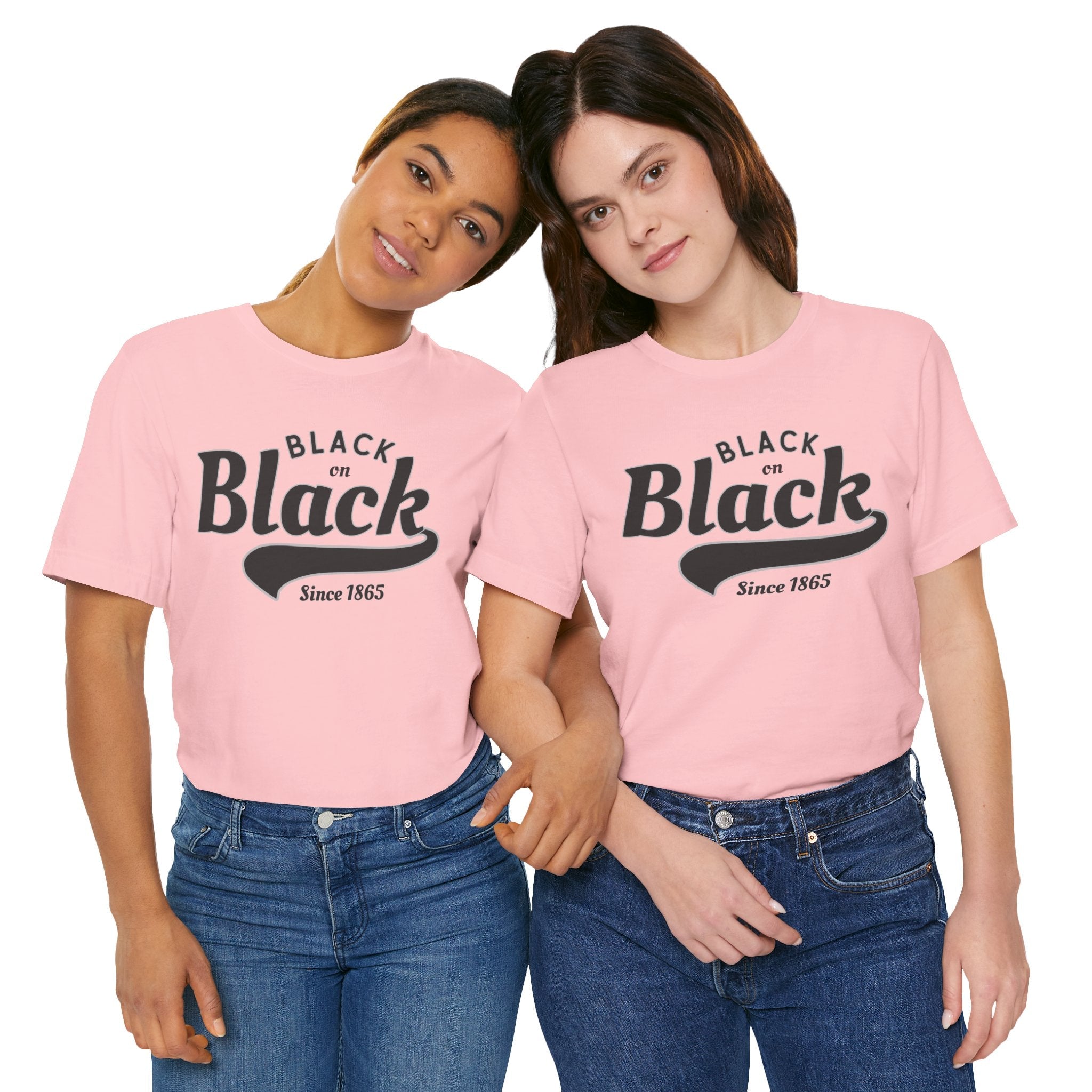 Vintage Style Unisex Jersey Tee - Black Since 1865, Retro T-Shirt, Casual Wear, Gift Idea, Everyday Fashion
