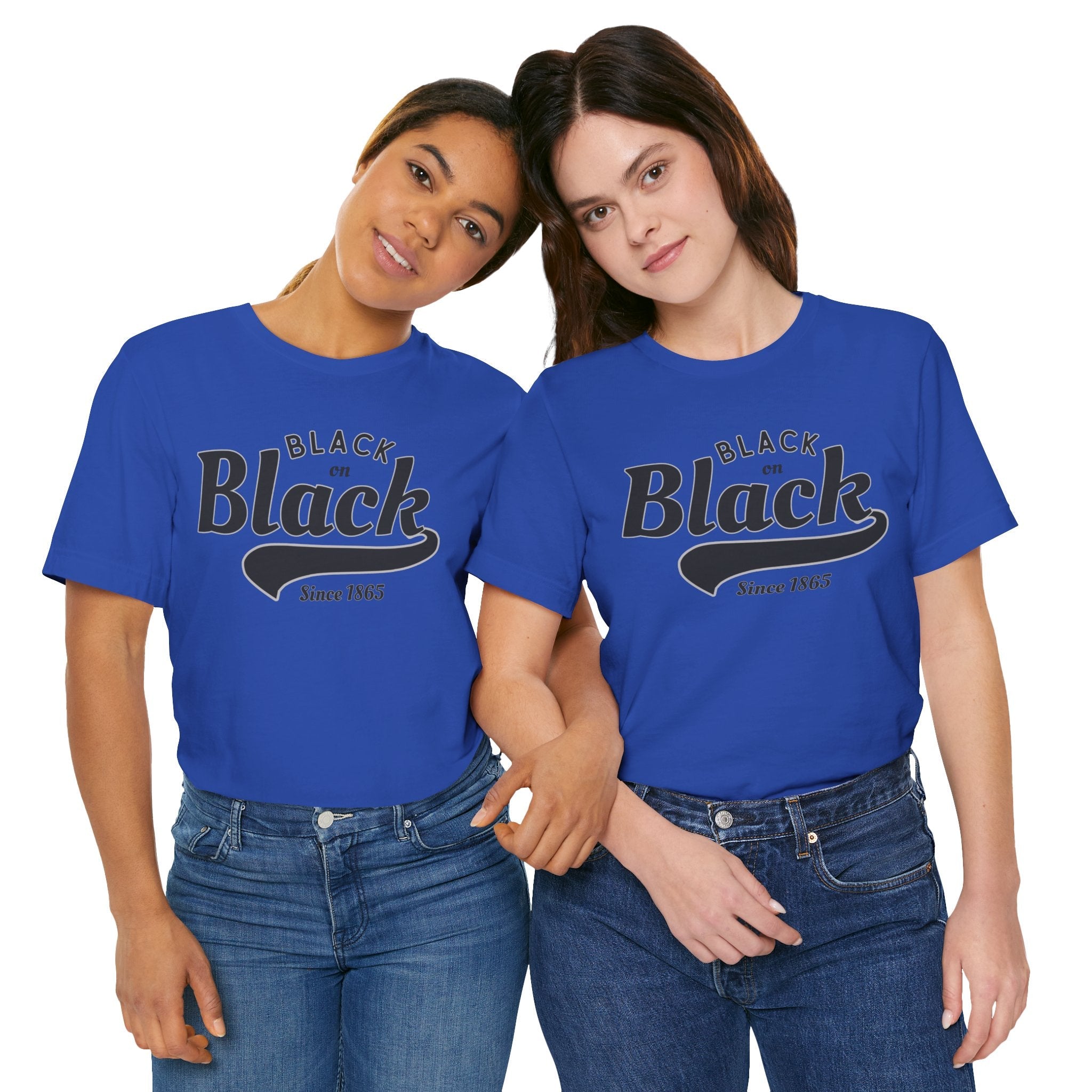 Vintage Style Unisex Jersey Tee - Black Since 1865, Retro T-Shirt, Casual Wear, Gift Idea, Everyday Fashion
