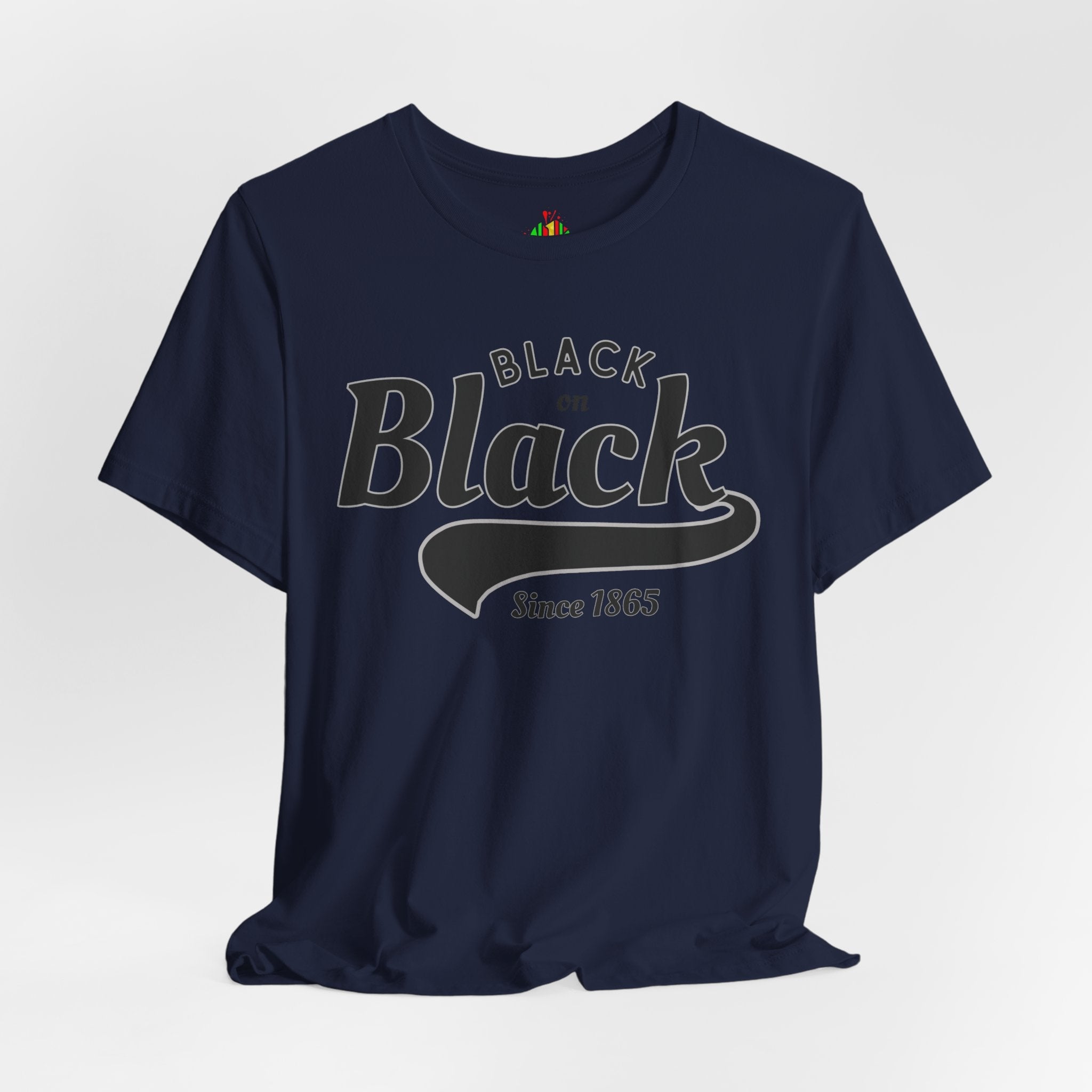 Vintage Style Unisex Jersey Tee - Black Since 1865, Retro T-Shirt, Casual Wear, Gift Idea, Everyday Fashion
