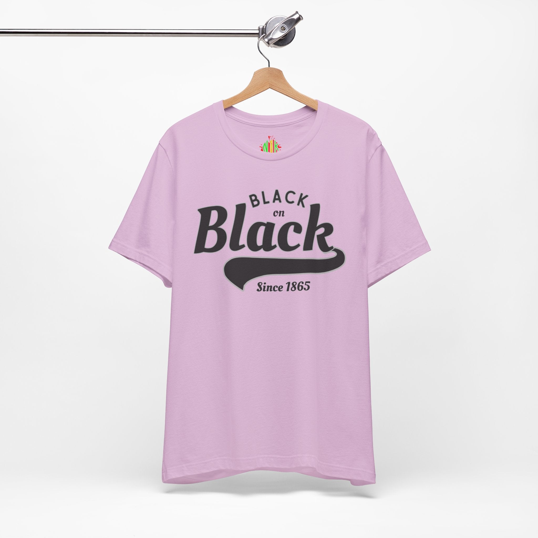 Vintage Style Unisex Jersey Tee - Black Since 1865, Retro T-Shirt, CasT-ShirtVintage Style Unisex Jersey Tee