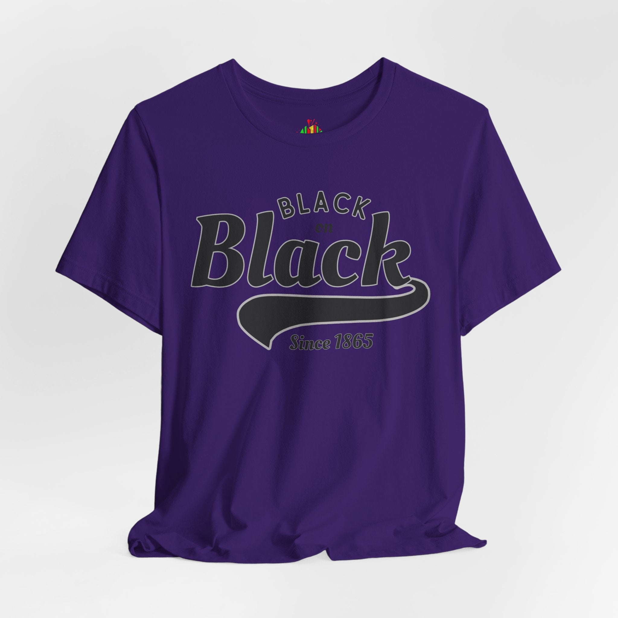 Vintage Style Unisex Jersey Tee - Black Since 1865, Retro T-Shirt, Casual Wear, Gift Idea, Everyday Fashion