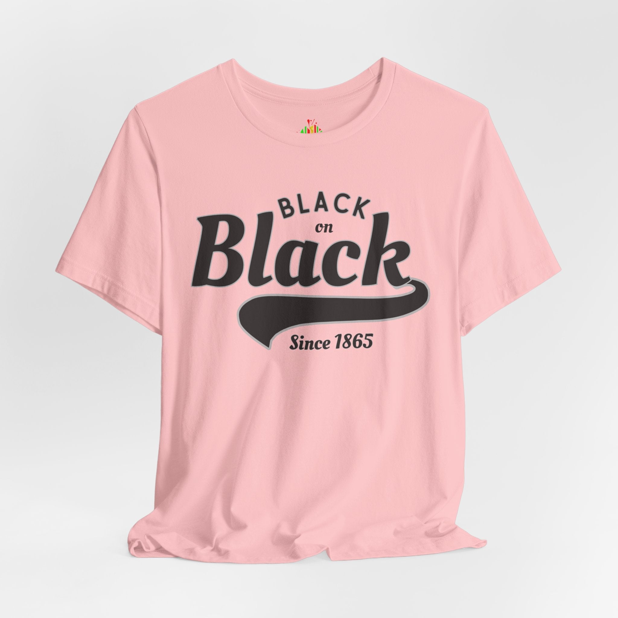 Vintage Style Unisex Jersey Tee - Black Since 1865, Retro T-Shirt, CasT-ShirtVintage Style Unisex Jersey Tee