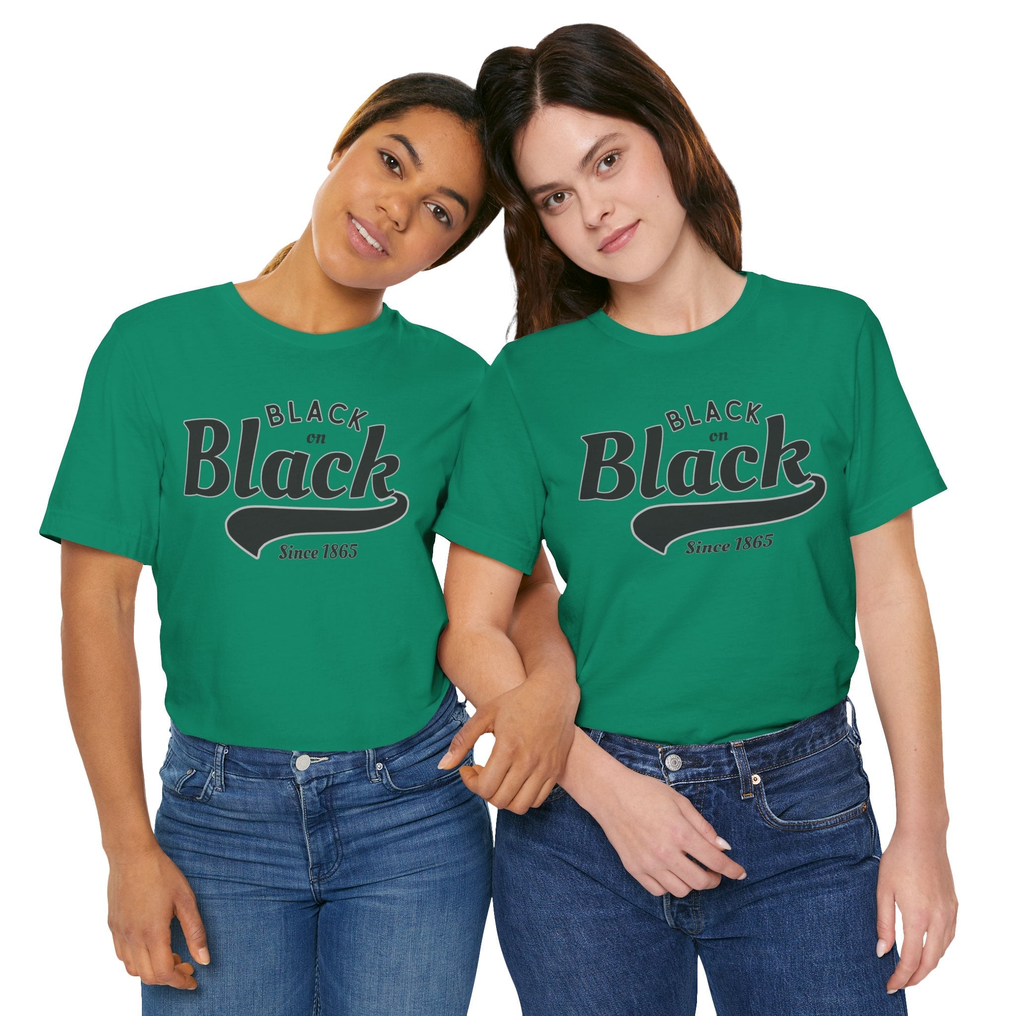 Vintage Style Unisex Jersey Tee - Black Since 1865, Retro T-Shirt, Casual Wear, Gift Idea, Everyday Fashion