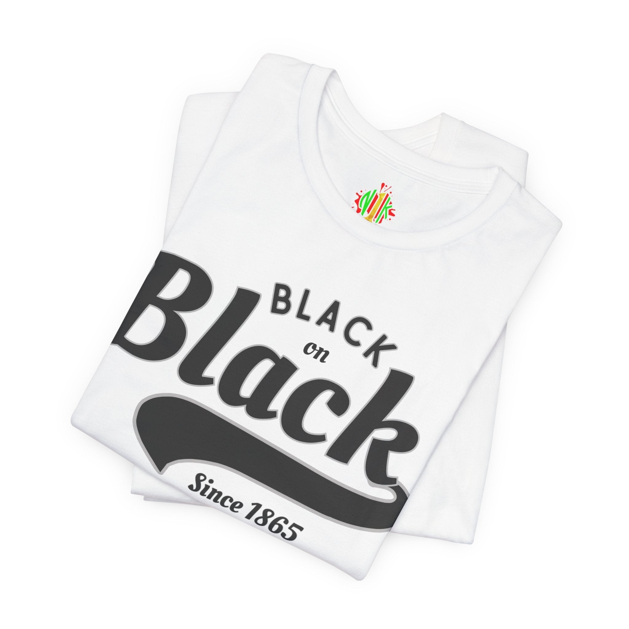 Vintage Style Unisex Jersey Tee - Black Since 1865, Retro T-Shirt, Casual Wear, Gift Idea, Everyday Fashion