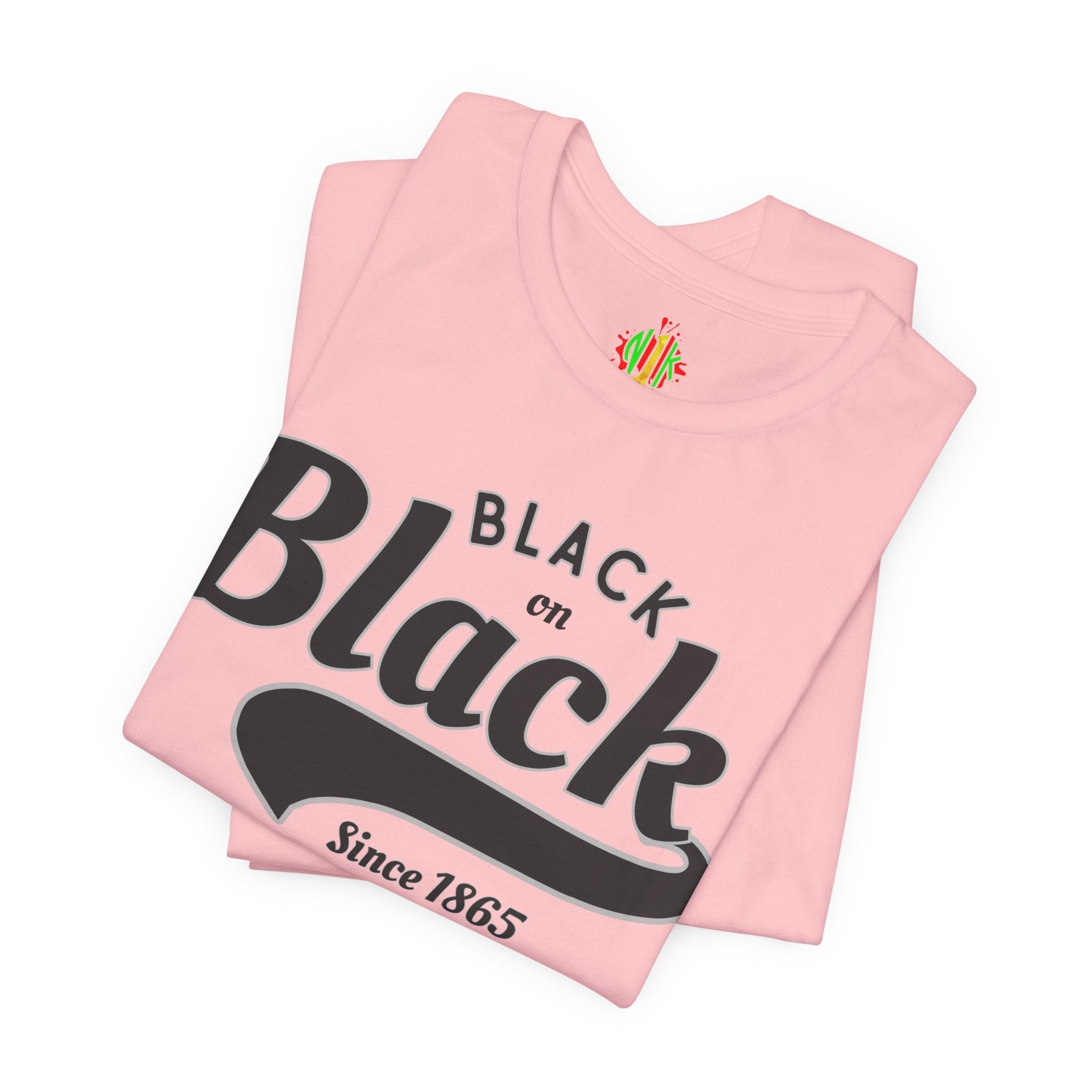 Vintage Style Unisex Jersey Tee - Black Since 1865, Retro T-Shirt, Casual Wear, Gift Idea, Everyday Fashion
