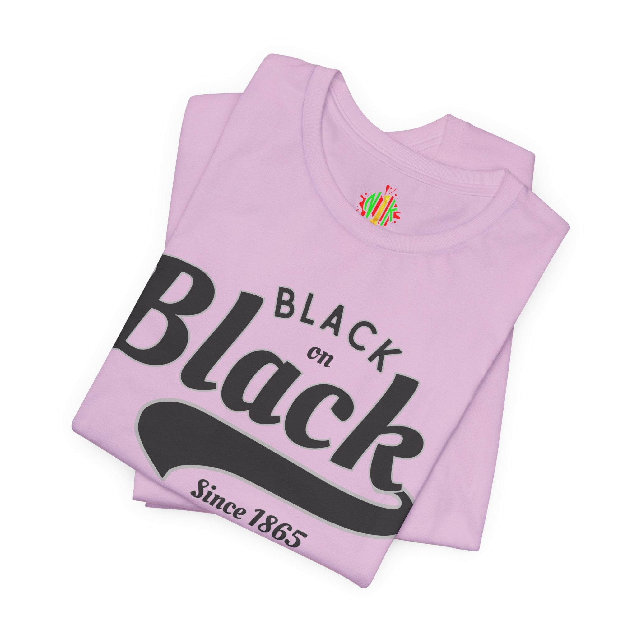 Vintage Style Unisex Jersey Tee - Black Since 1865, Retro T-Shirt, Casual Wear, Gift Idea, Everyday Fashion