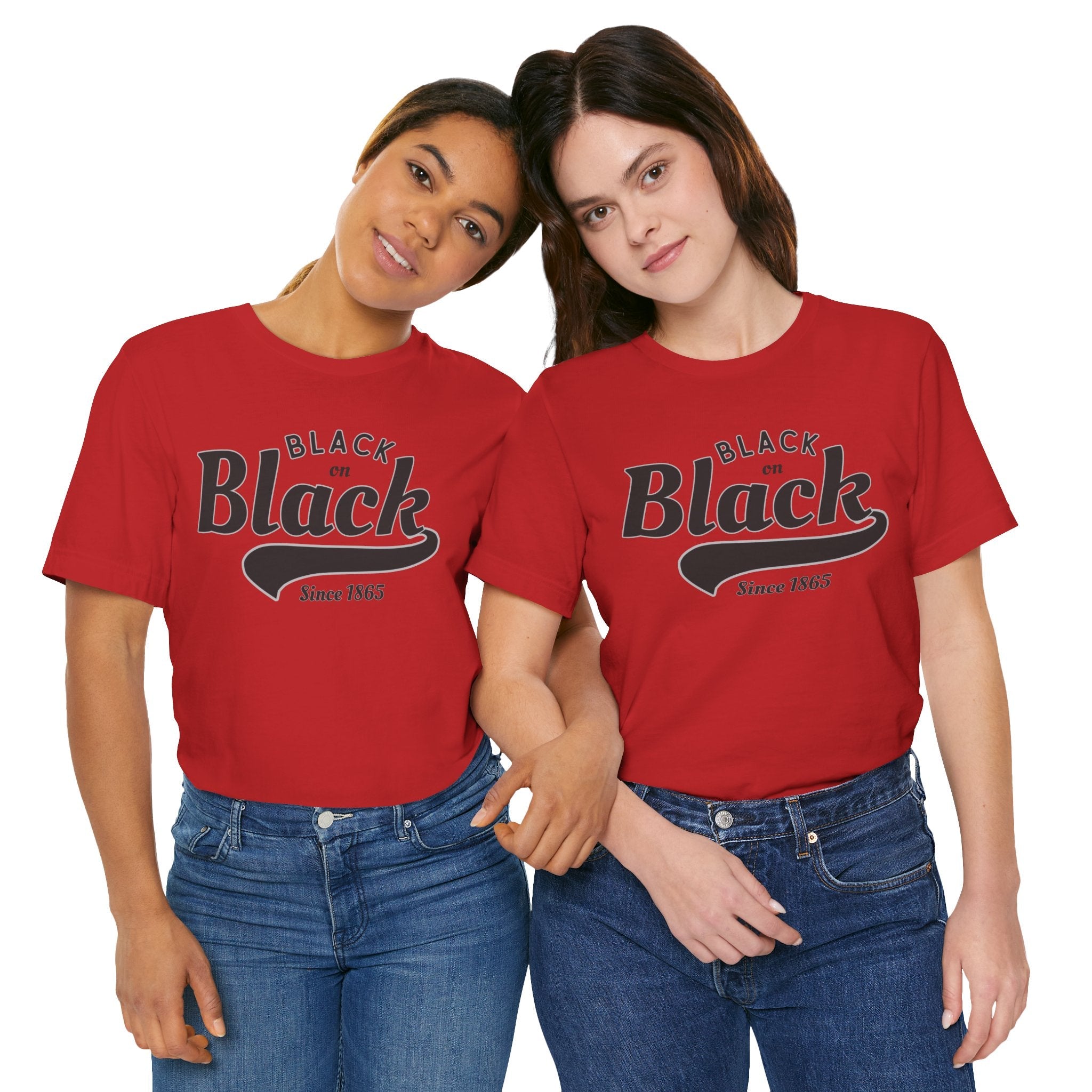 Vintage Style Unisex Jersey Tee - Black Since 1865, Retro T-Shirt, Casual Wear, Gift Idea, Everyday Fashion