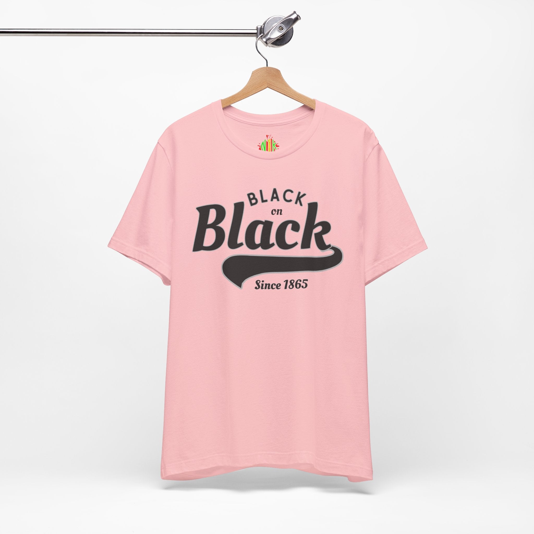 Vintage Style Unisex Jersey Tee - Black Since 1865, Retro T-Shirt, CasT-ShirtVintage Style Unisex Jersey Tee