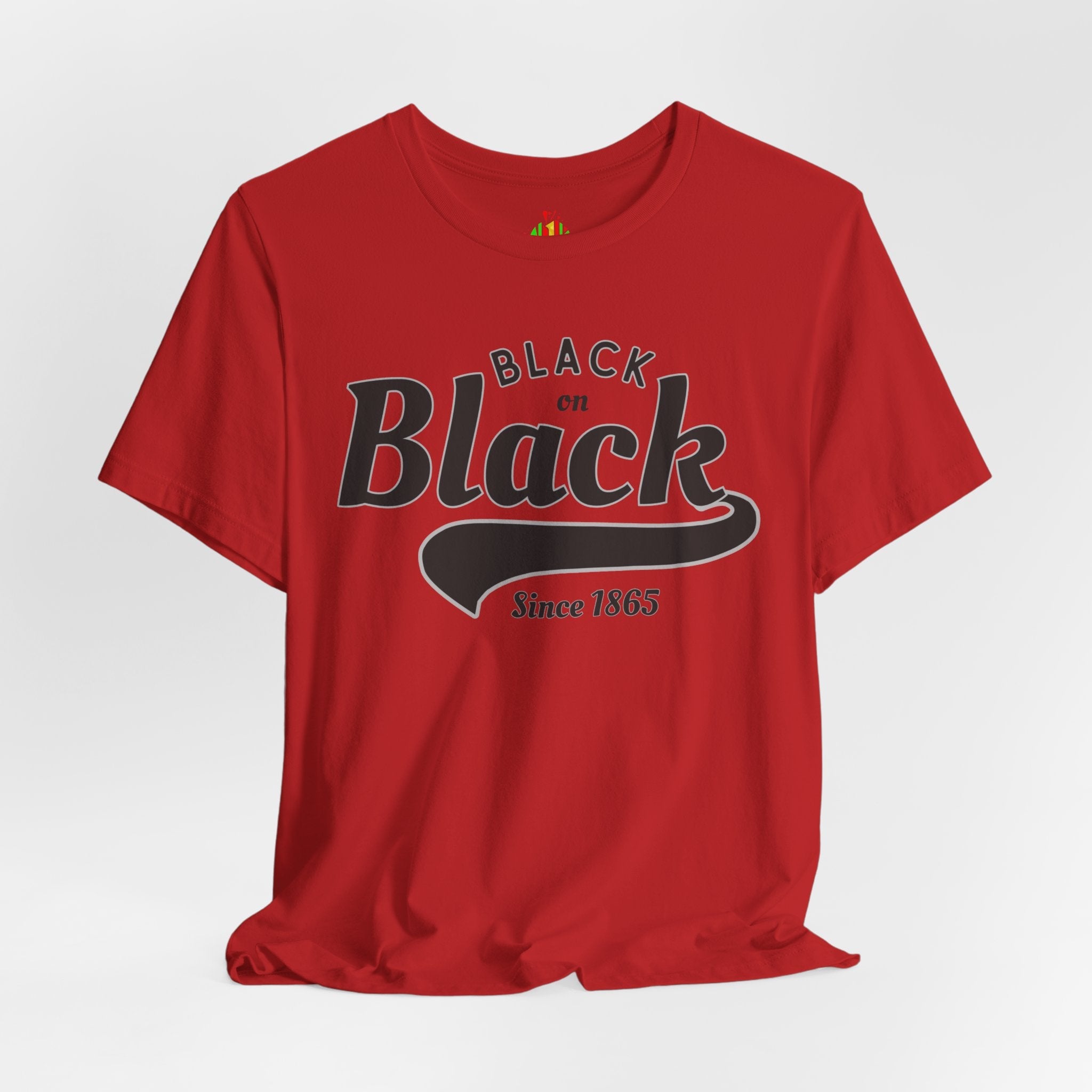 Vintage Style Unisex Jersey Tee - Black Since 1865, Retro T-Shirt, CasT-ShirtVintage Style Unisex Jersey Tee
