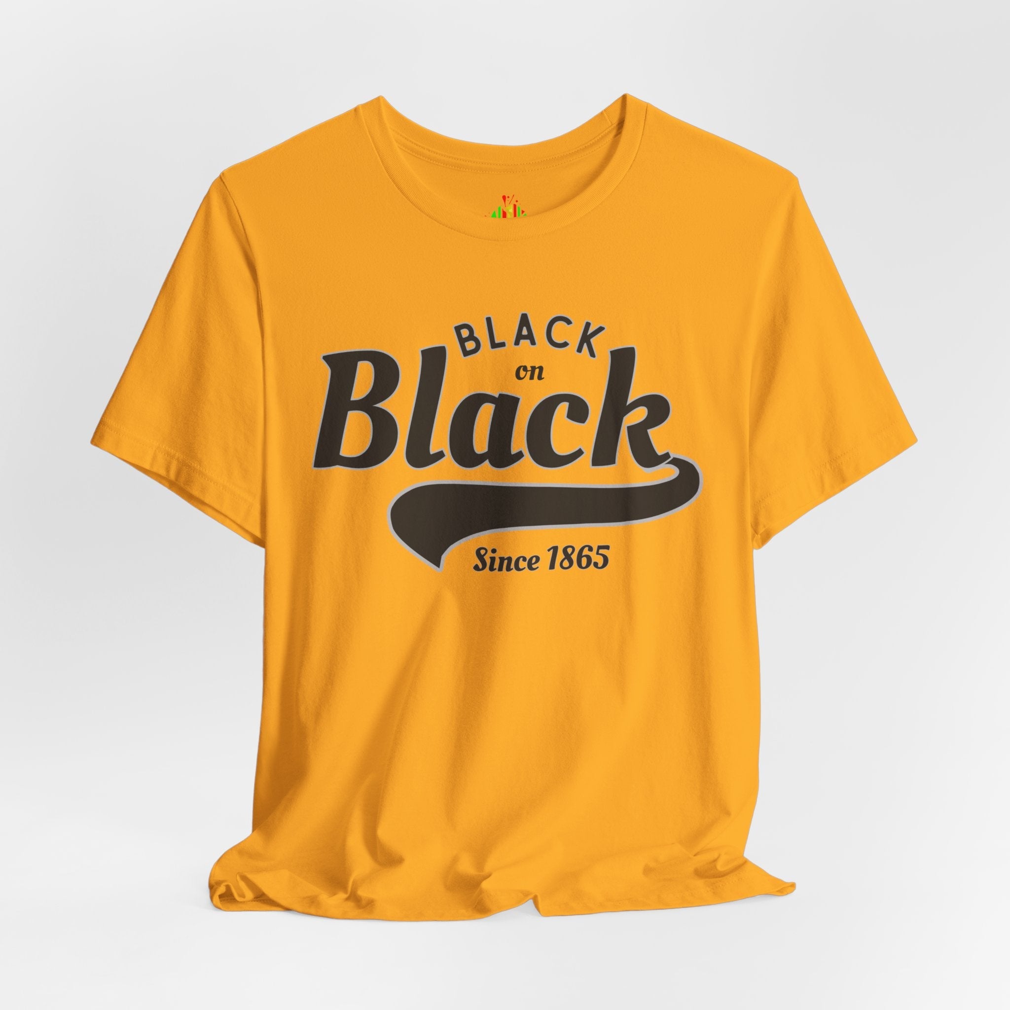 Vintage Style Unisex Jersey Tee - Black Since 1865, Retro T-Shirt, CasT-ShirtVintage Style Unisex Jersey Tee