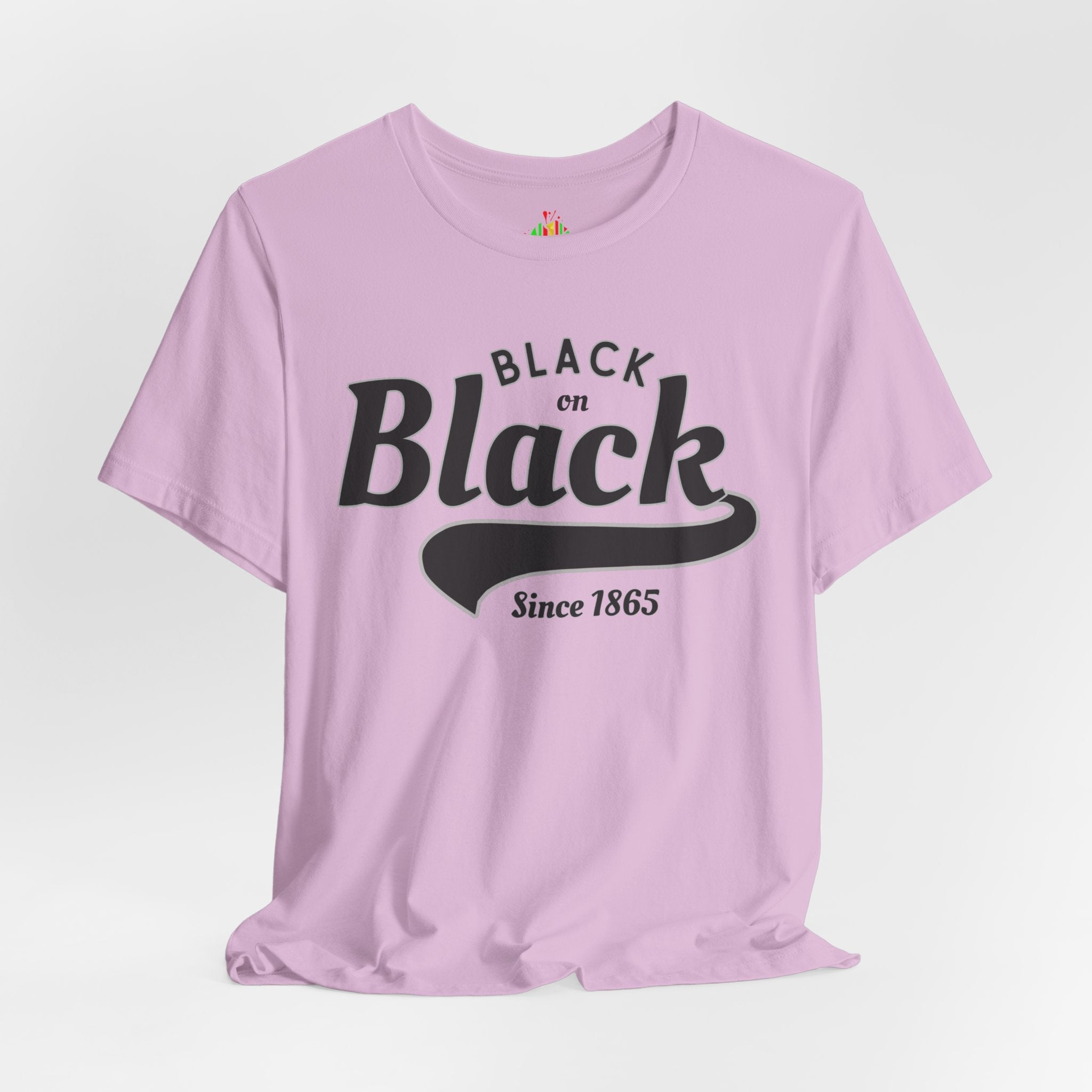 Vintage Style Unisex Jersey Tee - Black Since 1865, Retro T-Shirt, CasT-ShirtVintage Style Unisex Jersey Tee